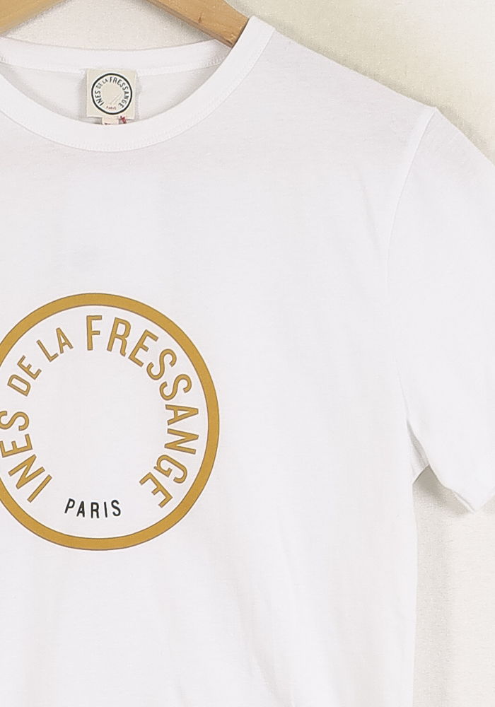 Tommy Badge T-shirt INES DE LA FRESSANGE - Seconde main White