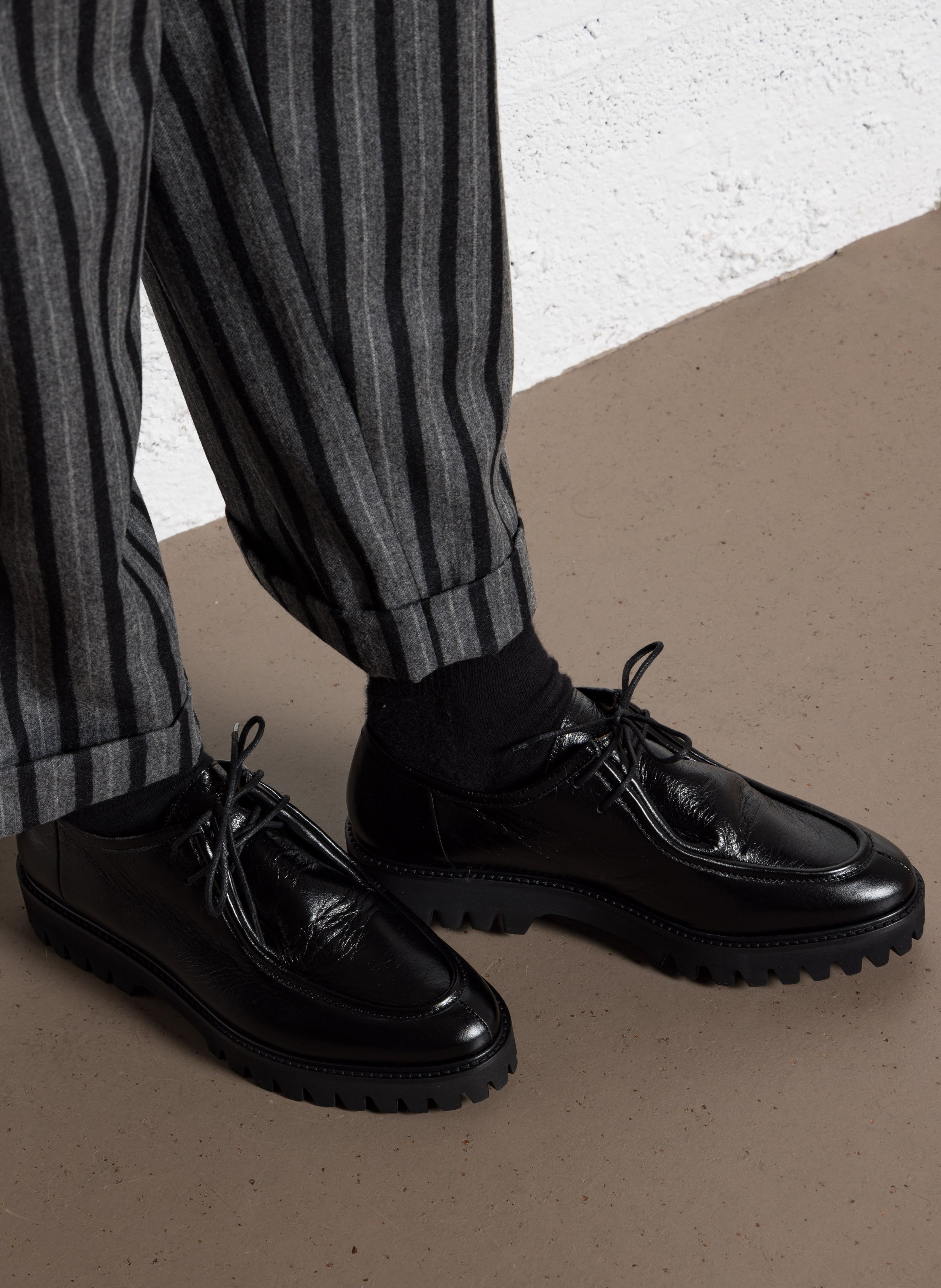 Derbies en cuir RIVECOUR Noir