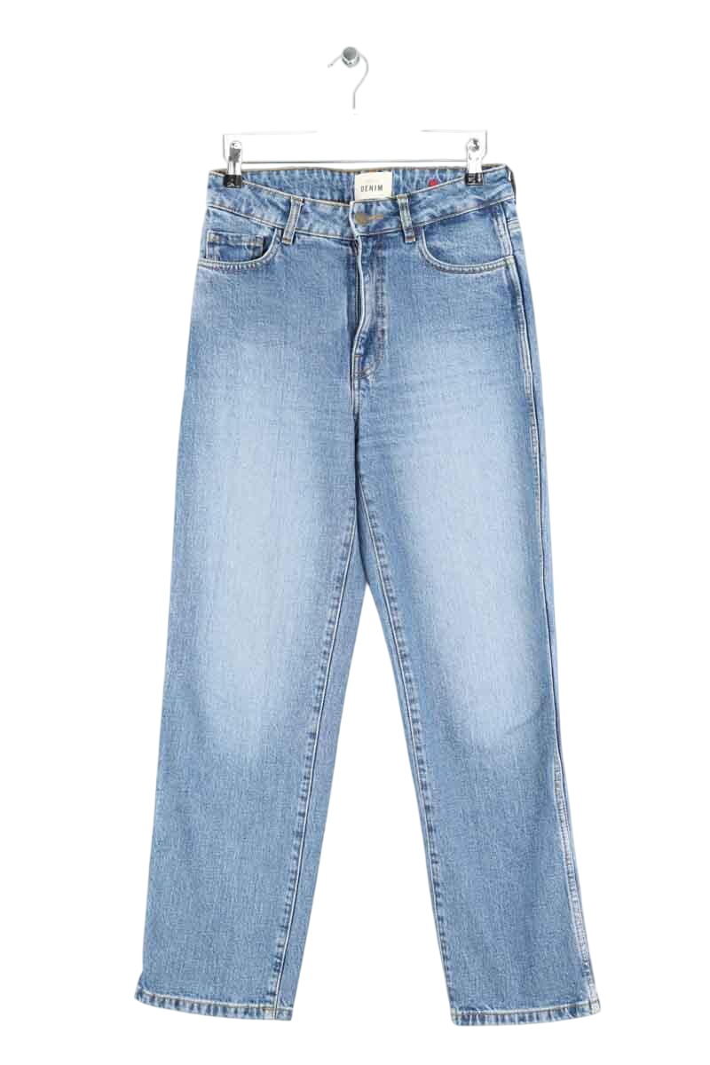 - Straight-leg jeans
- 5 pockets
- Straight cut
- Faded effect SEZANE - Seconde main Blue