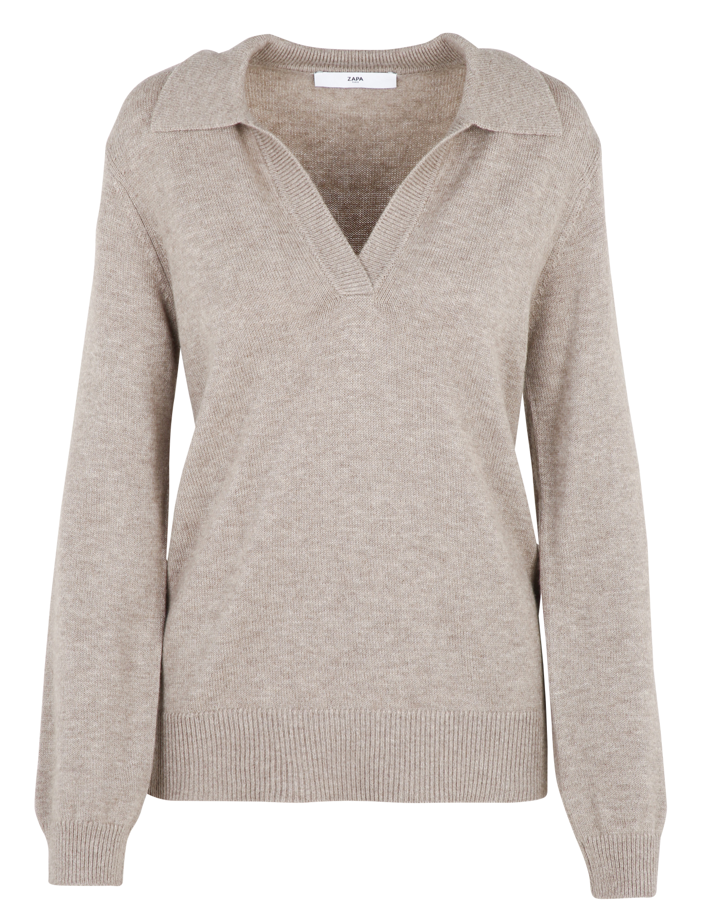 Pull oversize en laine ZAPA Beige