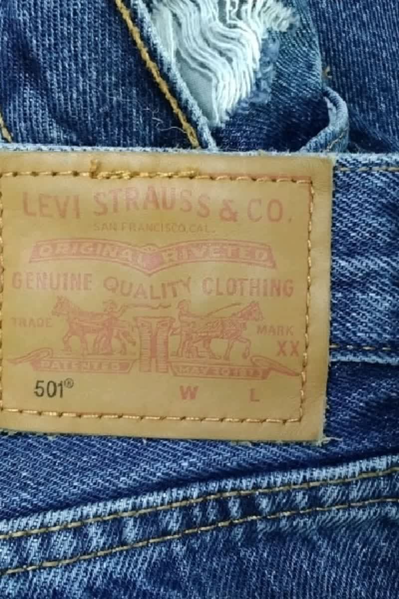 - Straight-leg jeans
- 5 pockets
- Straight cut
- Faded effect LEVI'S - Seconde main Blue