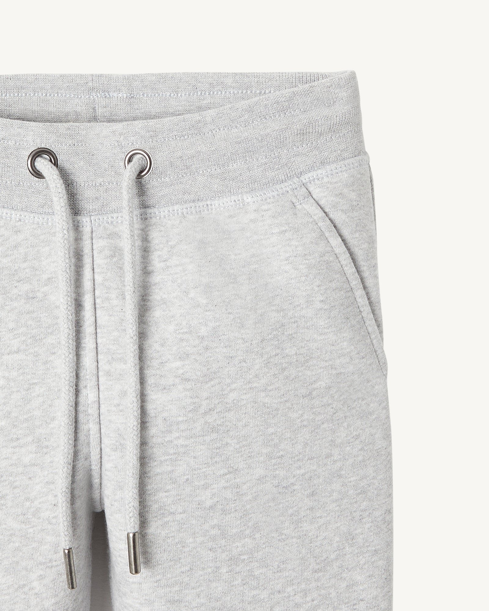 Organic cotton kids' joggers in Arica fabric JOTT Grey