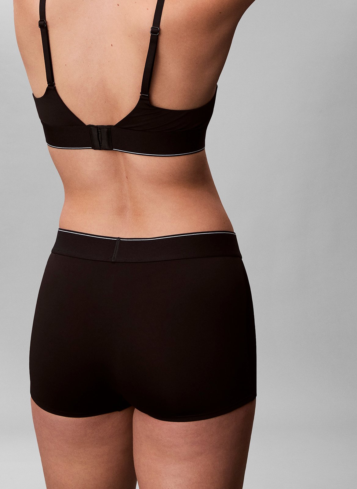 Culotte met halfhoge elastische taille CALVIN KLEIN UNDERWEAR Zwart