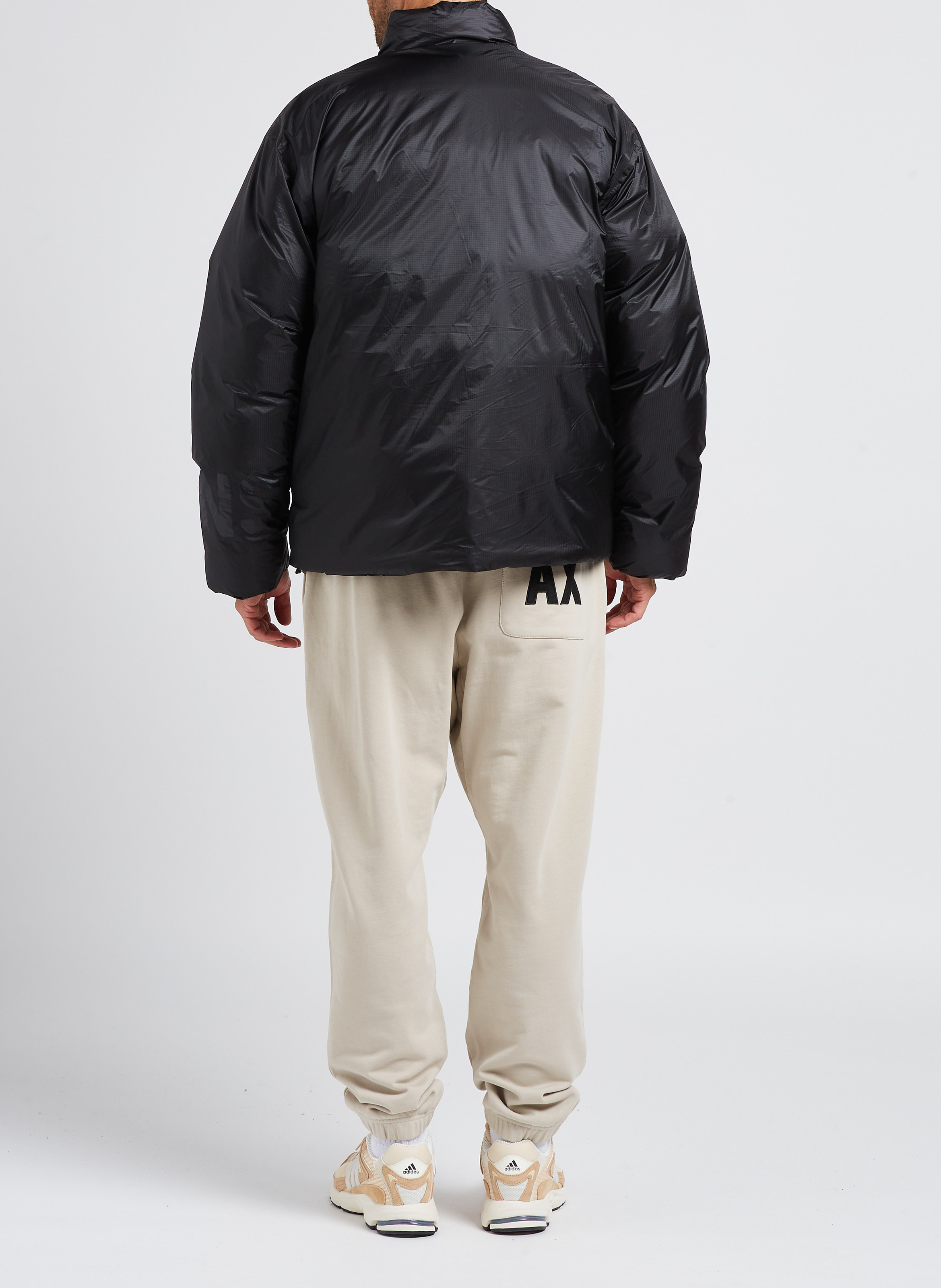 Doudoune ample  RAINS Noir