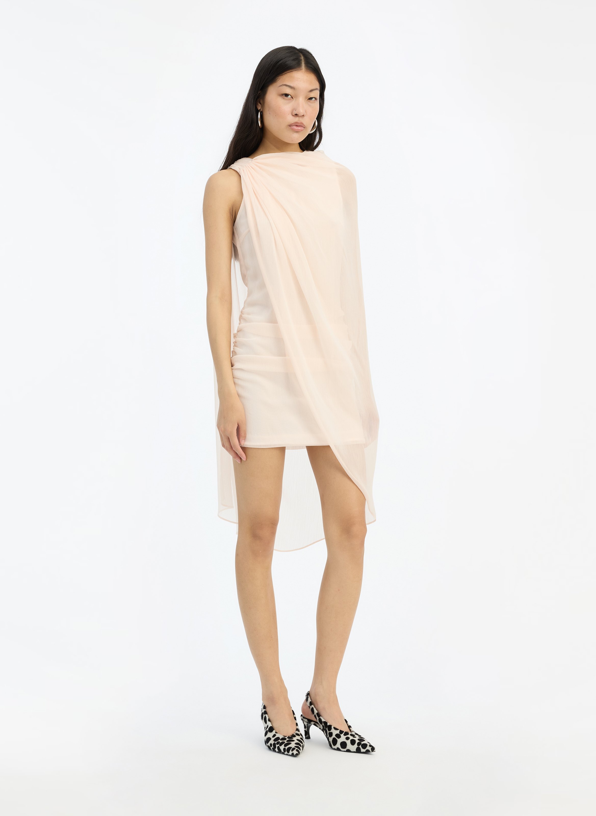 Figurbetontes Kurzkleid ROTATE Beige