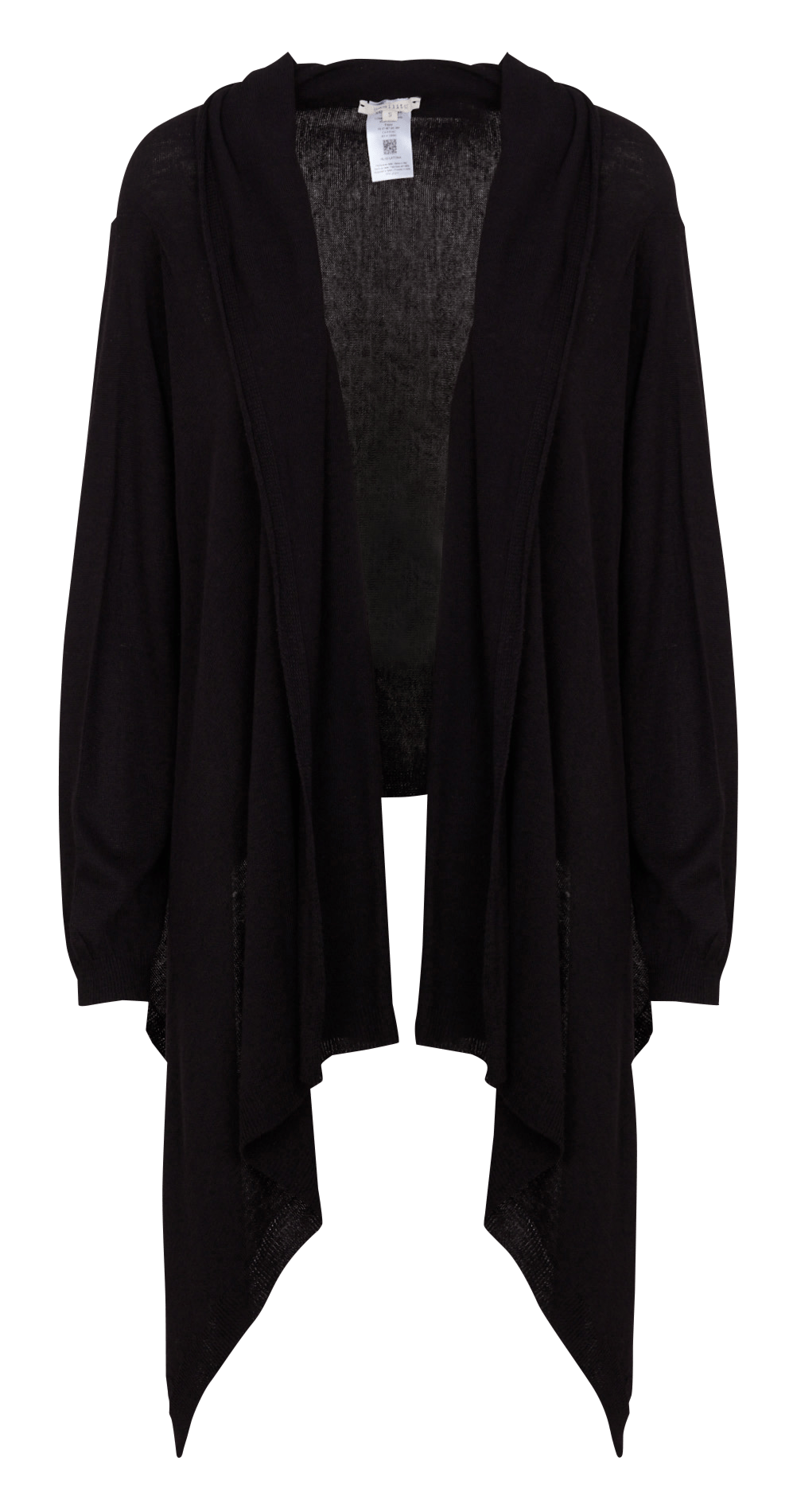 Oversized gebreid vest HUMILITY Zwart