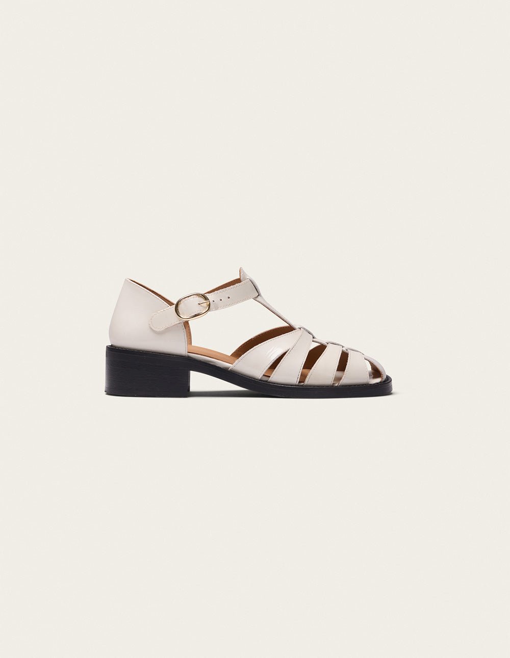 Heeled sandals ODAJE Beige