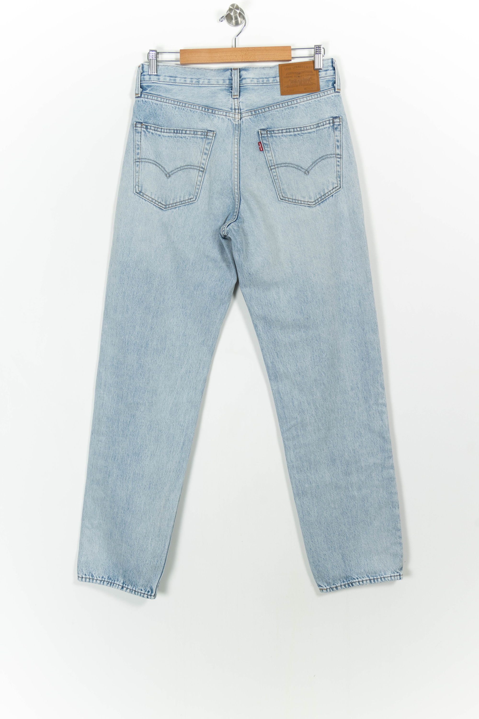 Cropped slim jeans with studs LEVI'S - Seconde main Blue