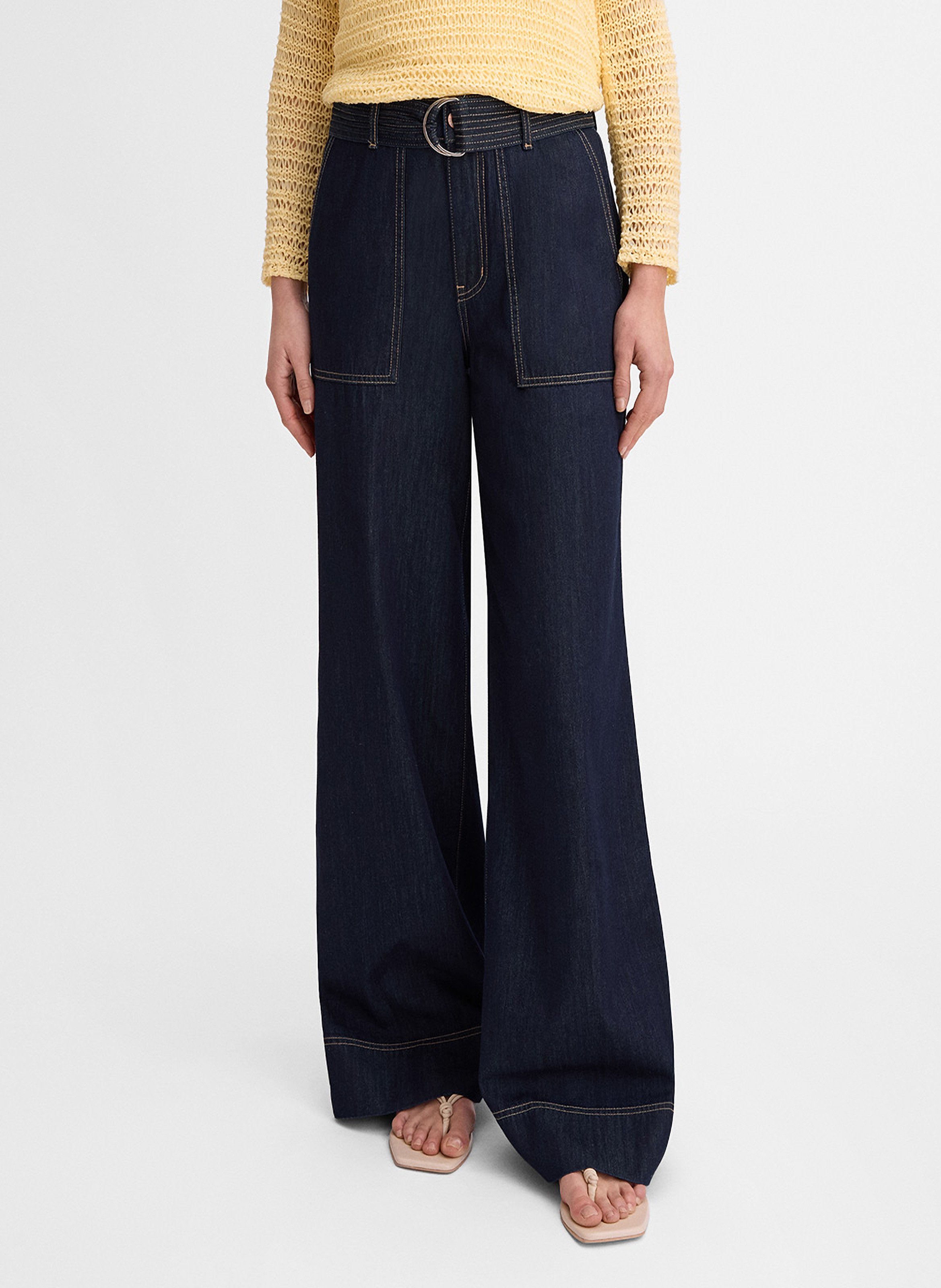 Weit geschnittene Jeans aus Baumwolle SIMORRA Blau