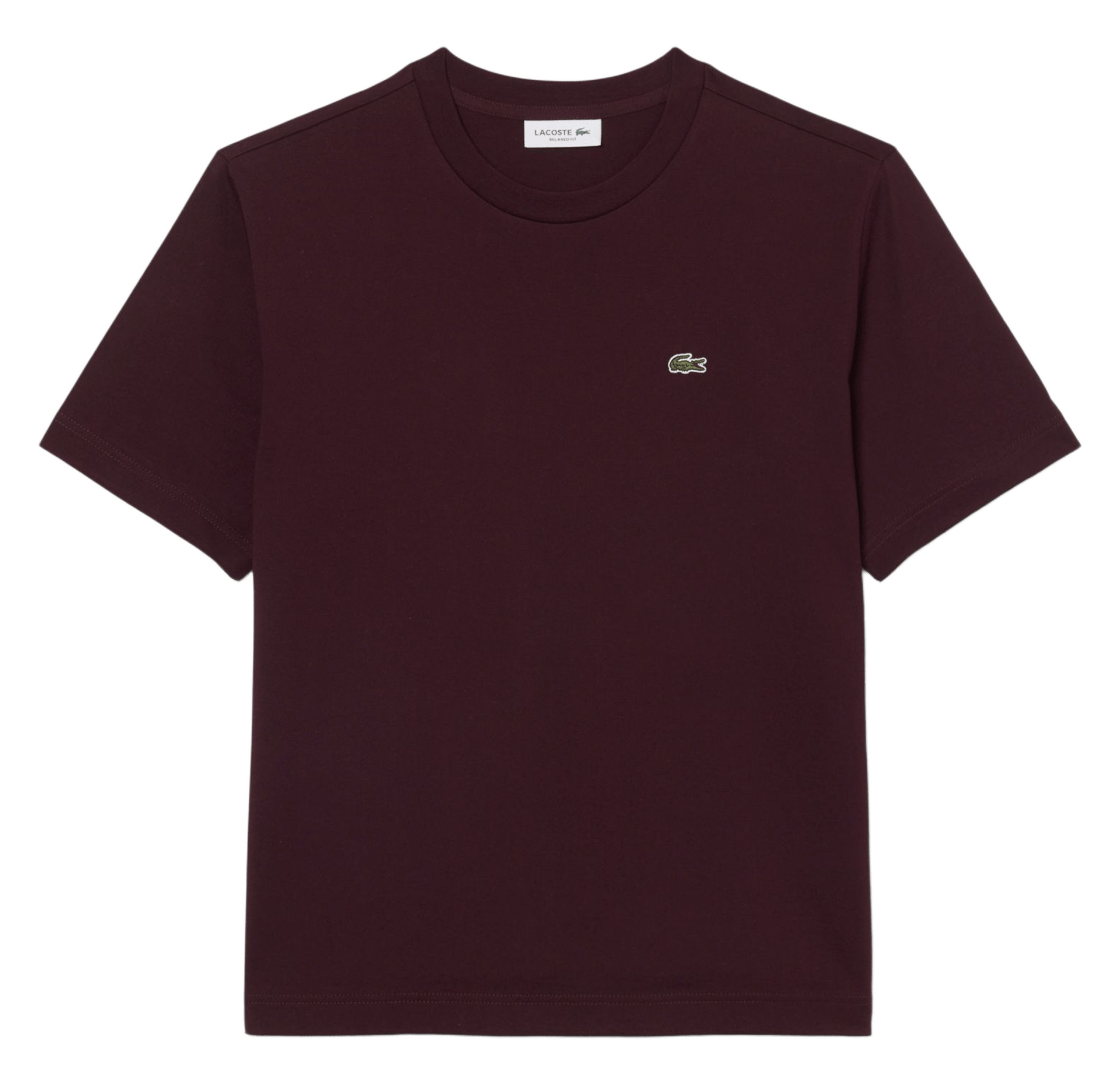 Short-sleeved cotton T-shirt LACOSTE Red