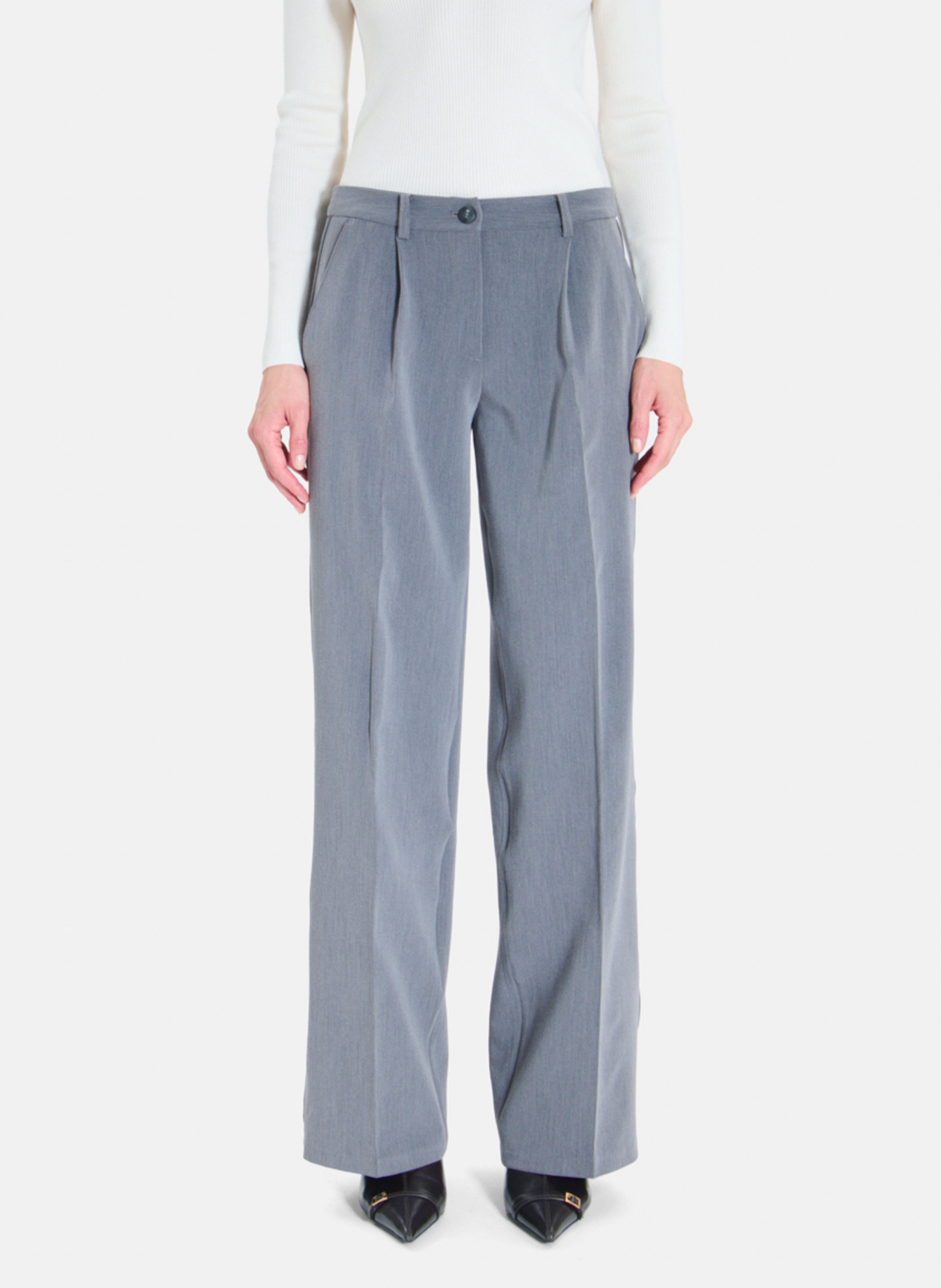 Straight-leg palazzo pants ZAPA Grey