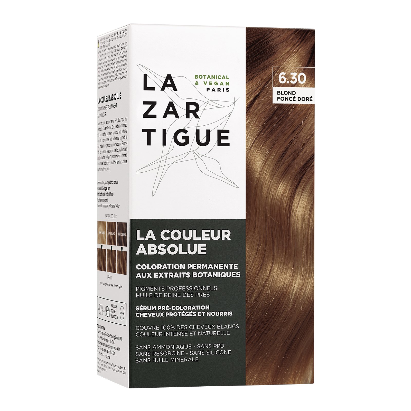 COULEUR ABSOLUE LAZARTIGUE 6.30 blond foncÉ dorÉ