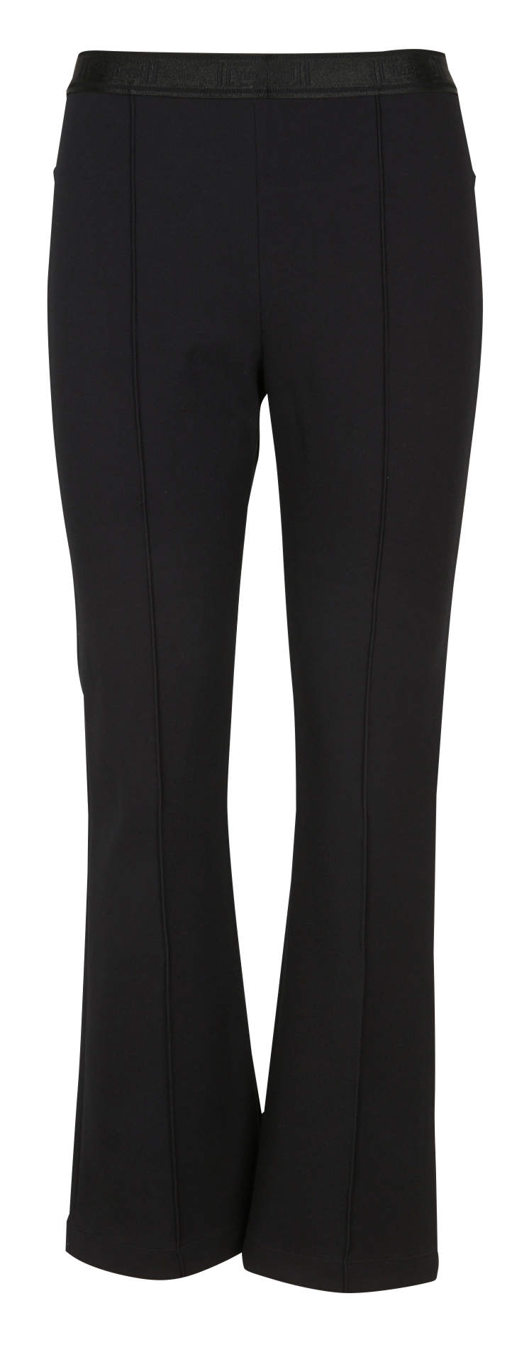 Pantalon évasé taille haute  WOLFORD Noir