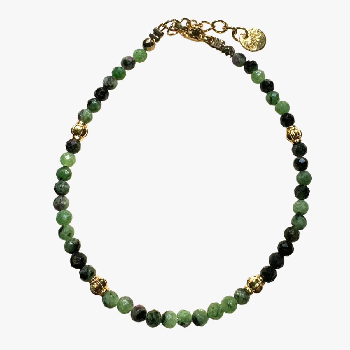 Ruby zoisite bracelet GINANDGER Blue