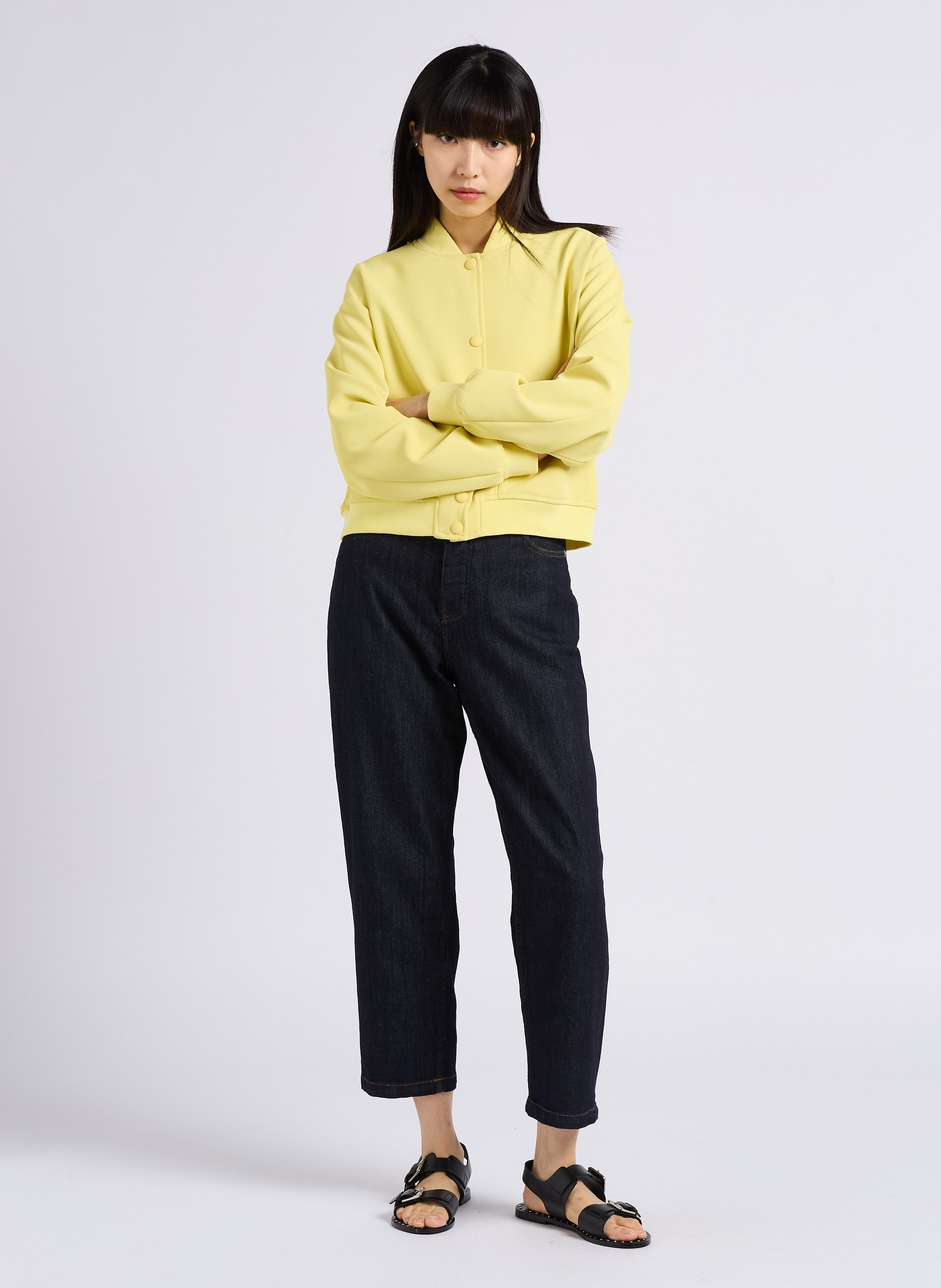 Jean droit en coton  HUMILITY Bleu