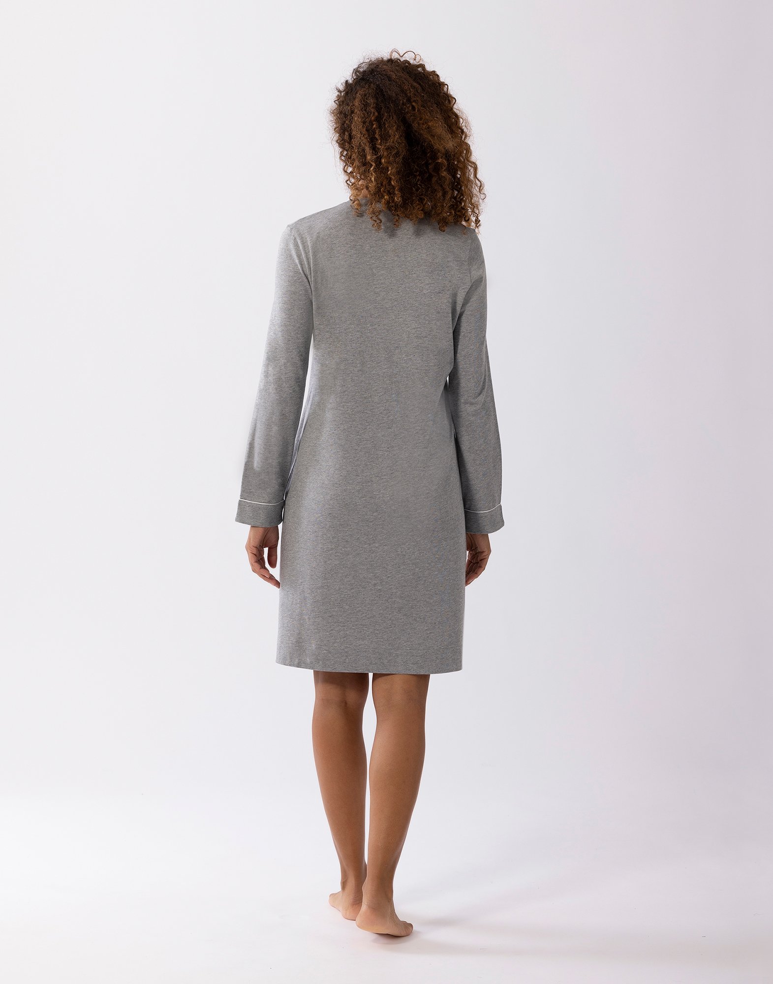 Cotton modal nightshirt LE CHAT Grey
