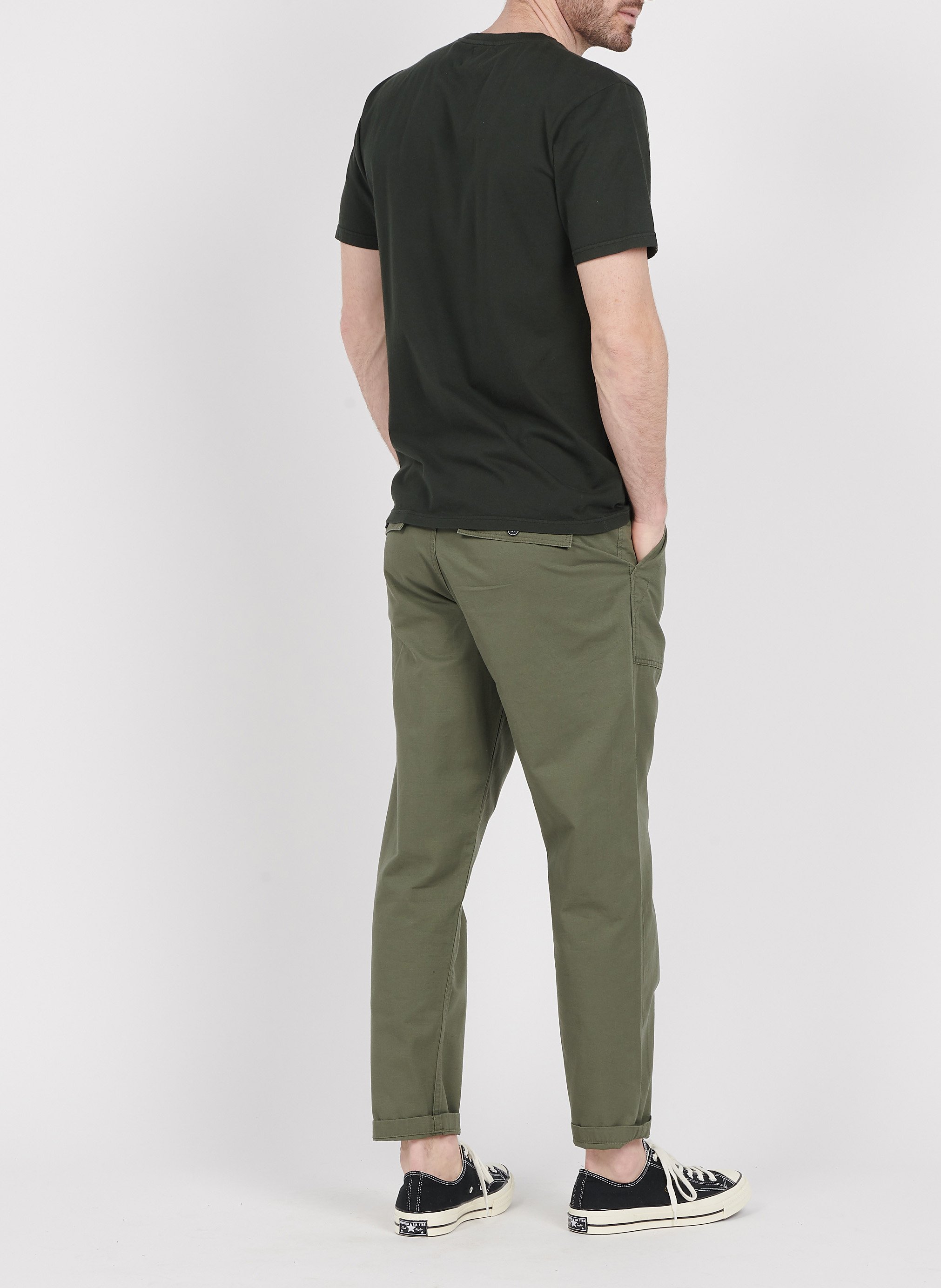 Round-neck organic cotton T-shirt COLORFUL STANDARD Green