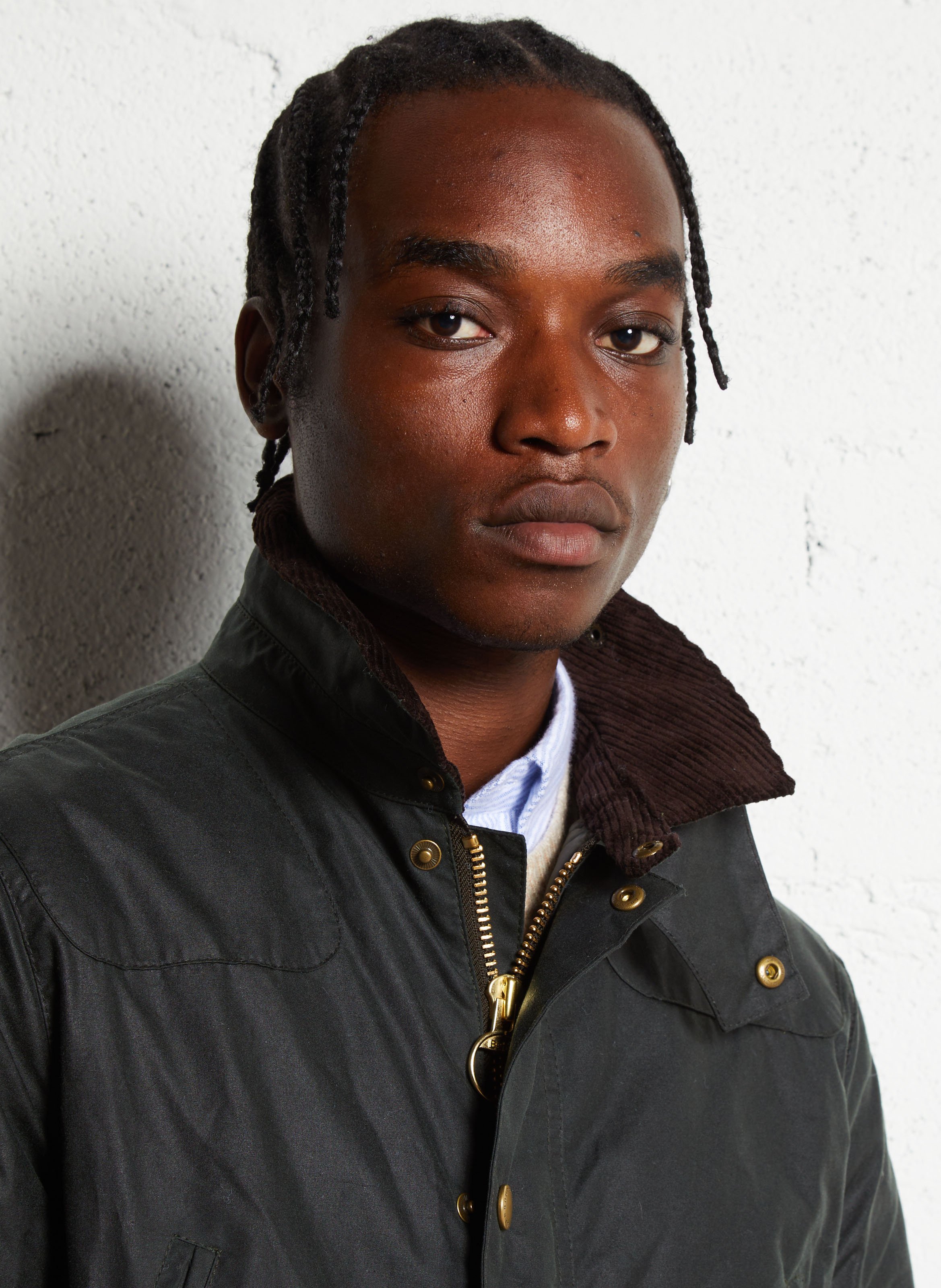 Katoenen waxjas BARBOUR Groen