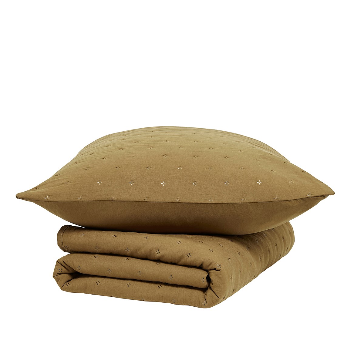 Boutis bedspread TODAY LINGE DE MAISON Brown