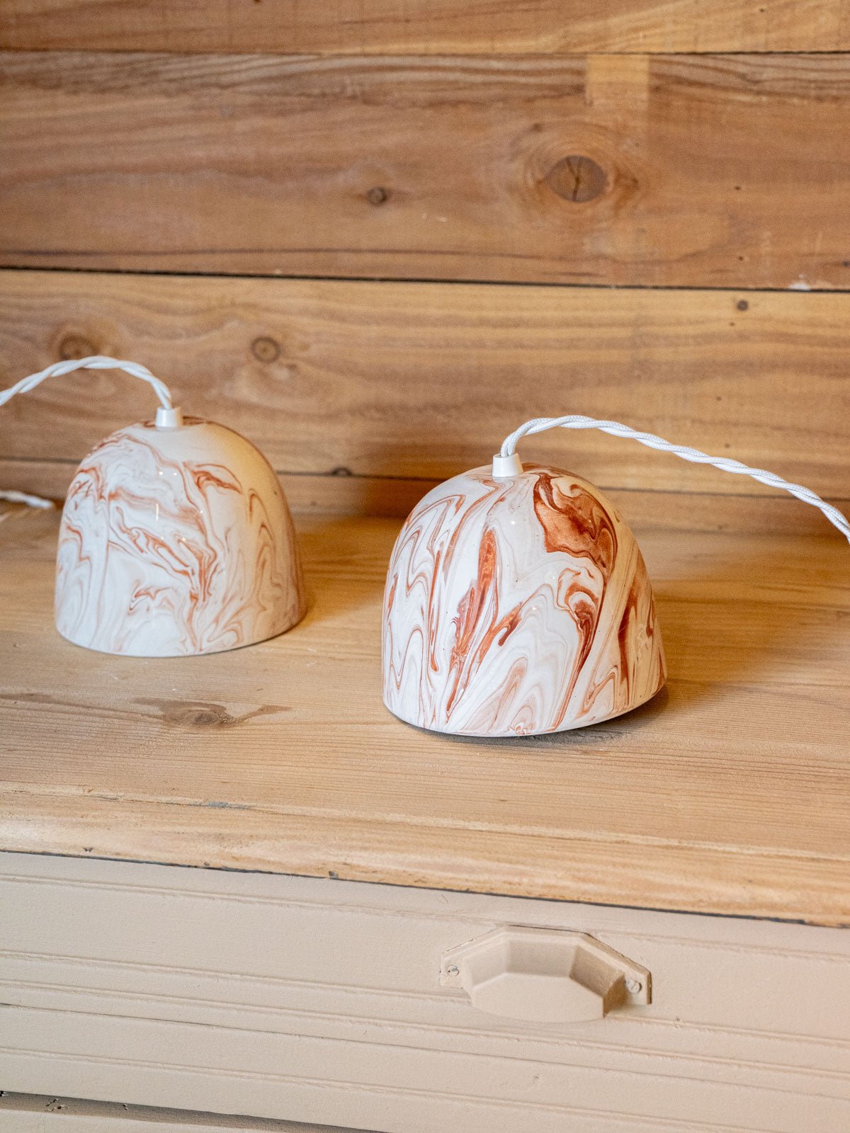 Ceramic Pendant Light No.27 DEBONGOUT Beige