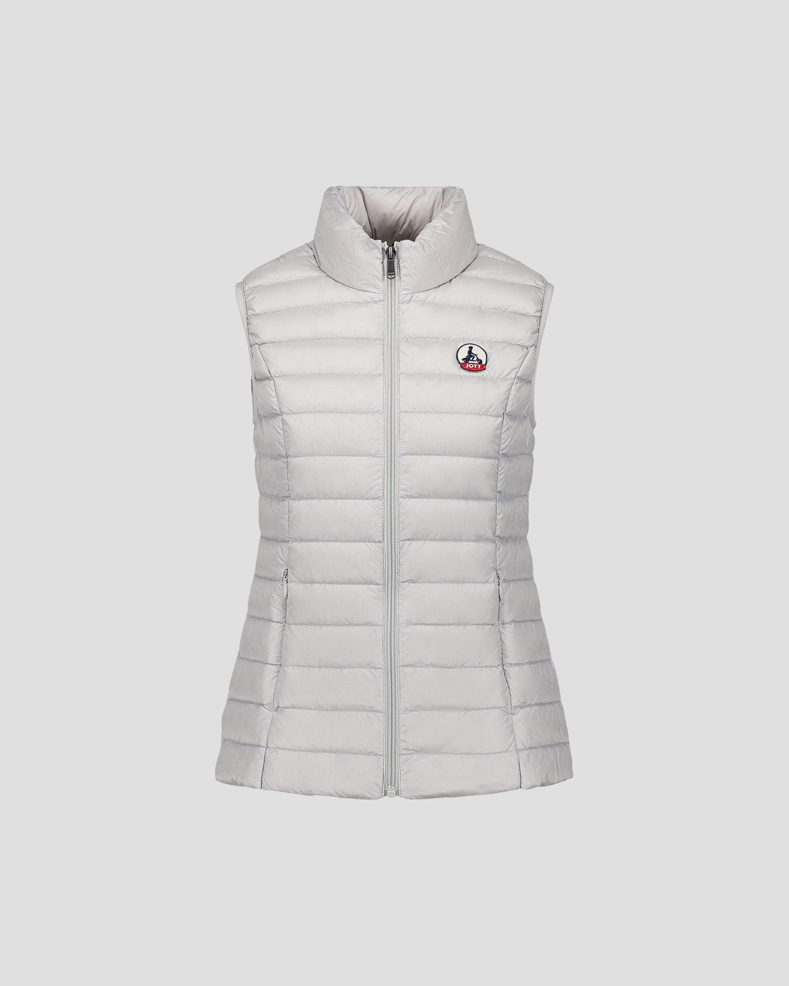 Sleeveless lightweight down vest seda JOTT Grey