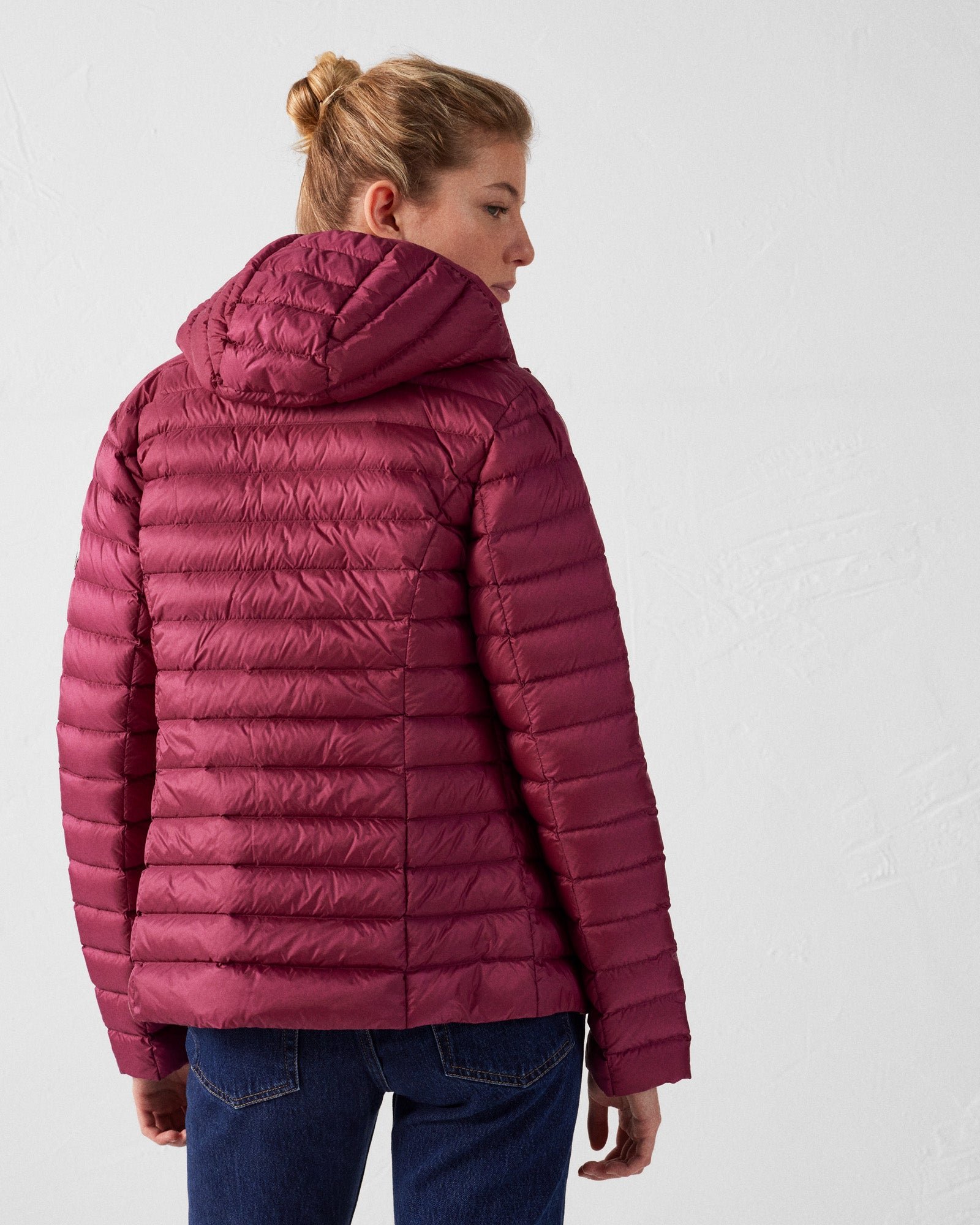 Lightweight hooded puffer jacket Cloe JOTT Pink