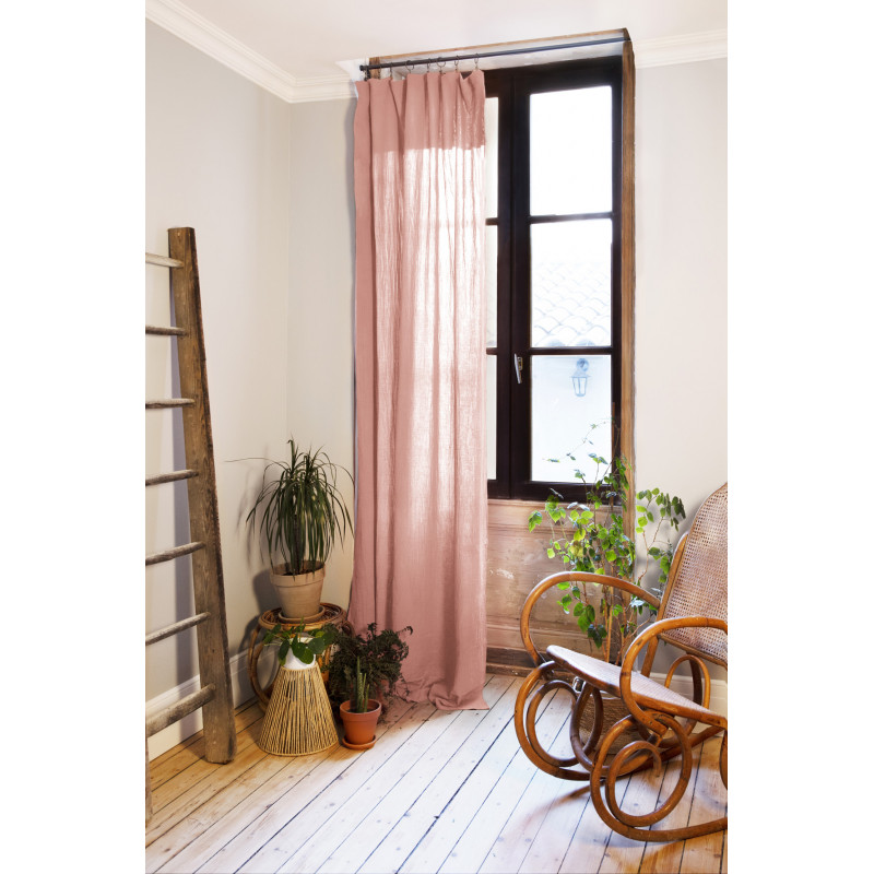 Blackout and Thermal Curtains L'EFFET PAPILLON Pink