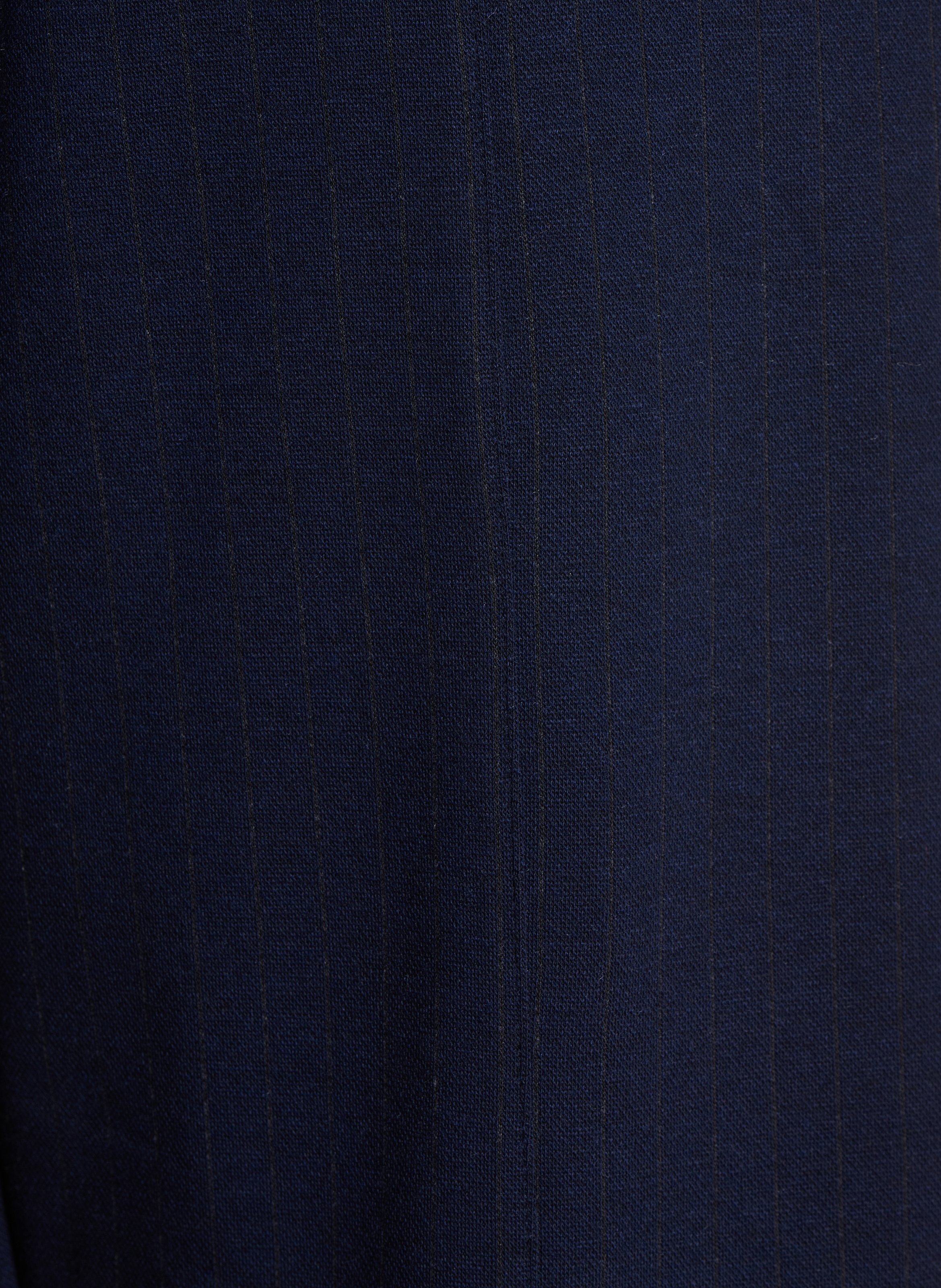 Weit geschnittene Streifenhose LA FEE MARABOUTEE Blau