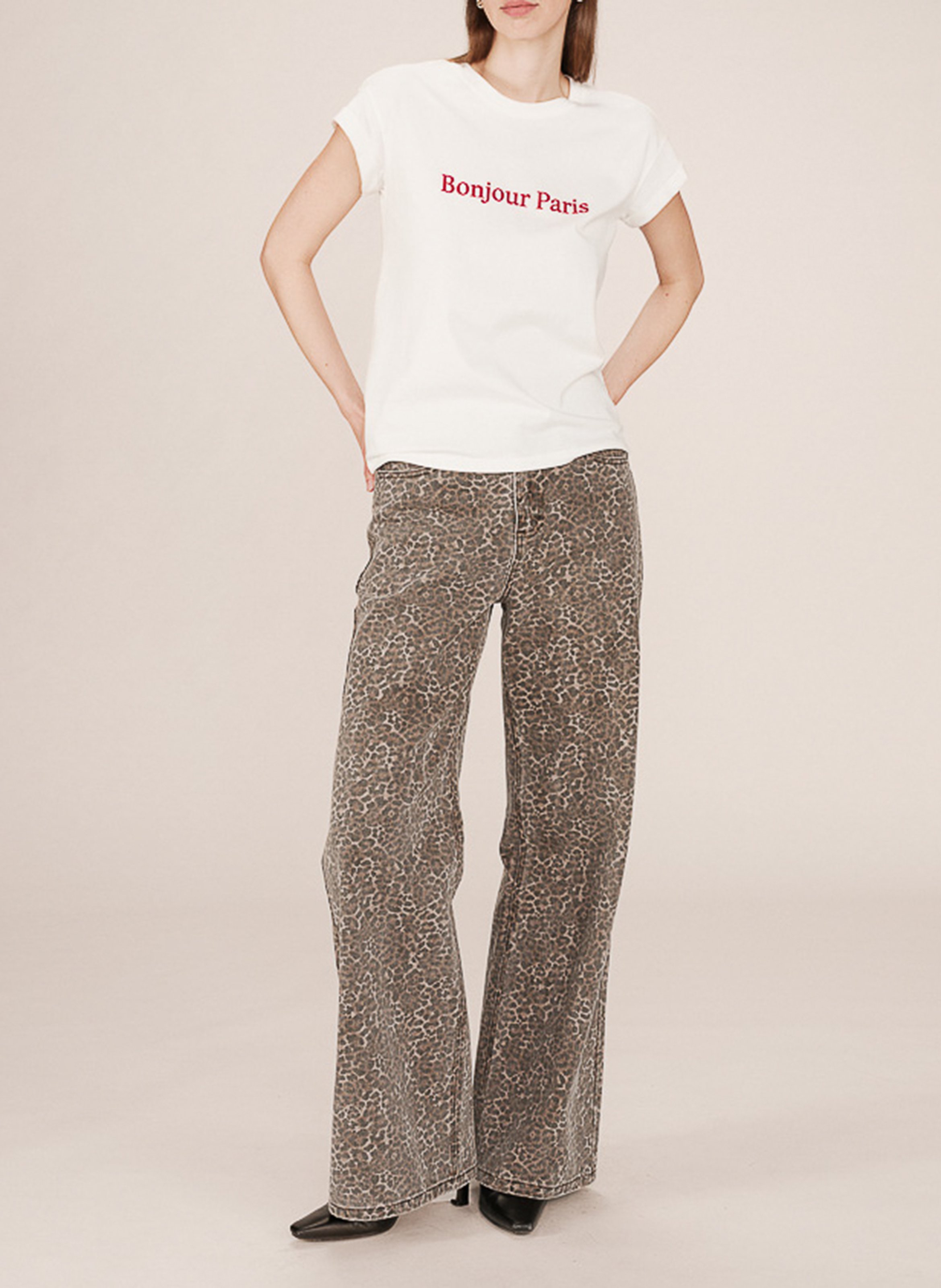 Camiliday round-neck sleeveless cotton top GRACE ET MILA Beige