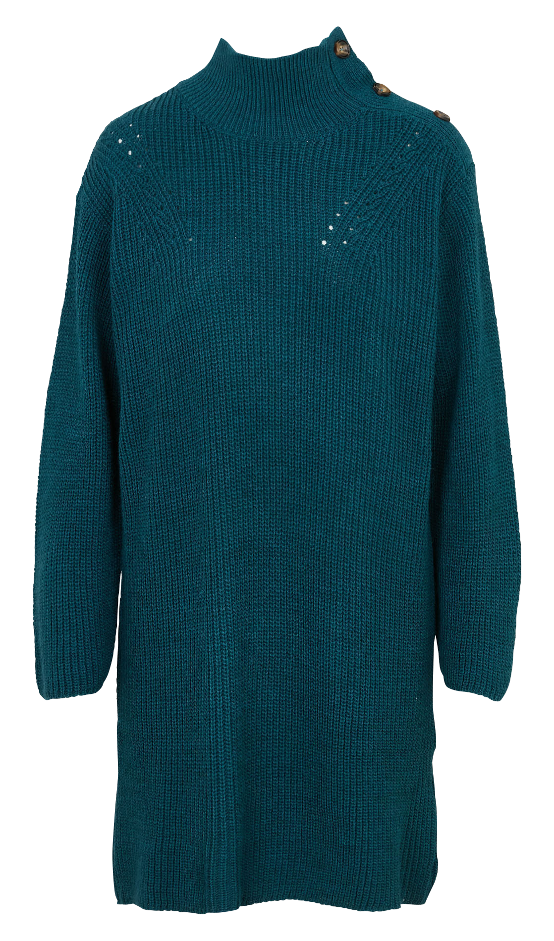 Robe courte col montant LA FEE MARABOUTEE Blue