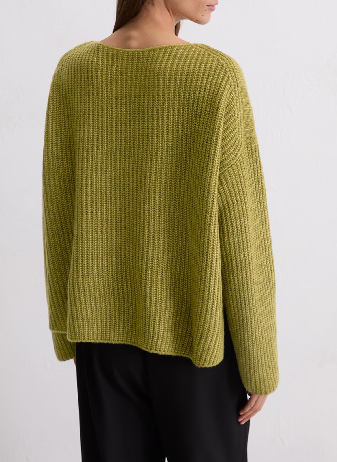 Suéter holgado de lana mixta MARC O'POLO Caqui