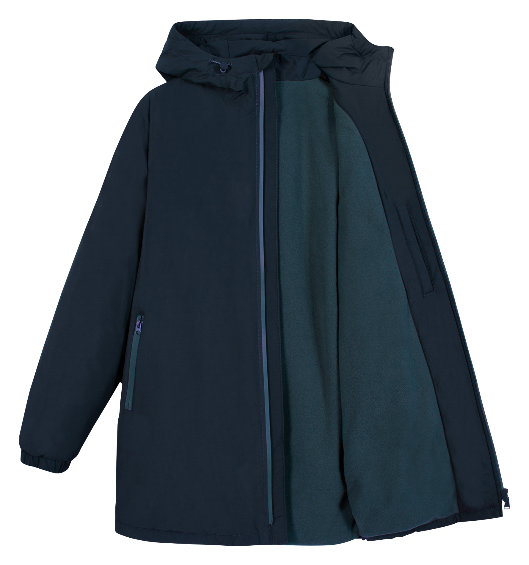 Rechte waterdichte parka FAGUO Blauw