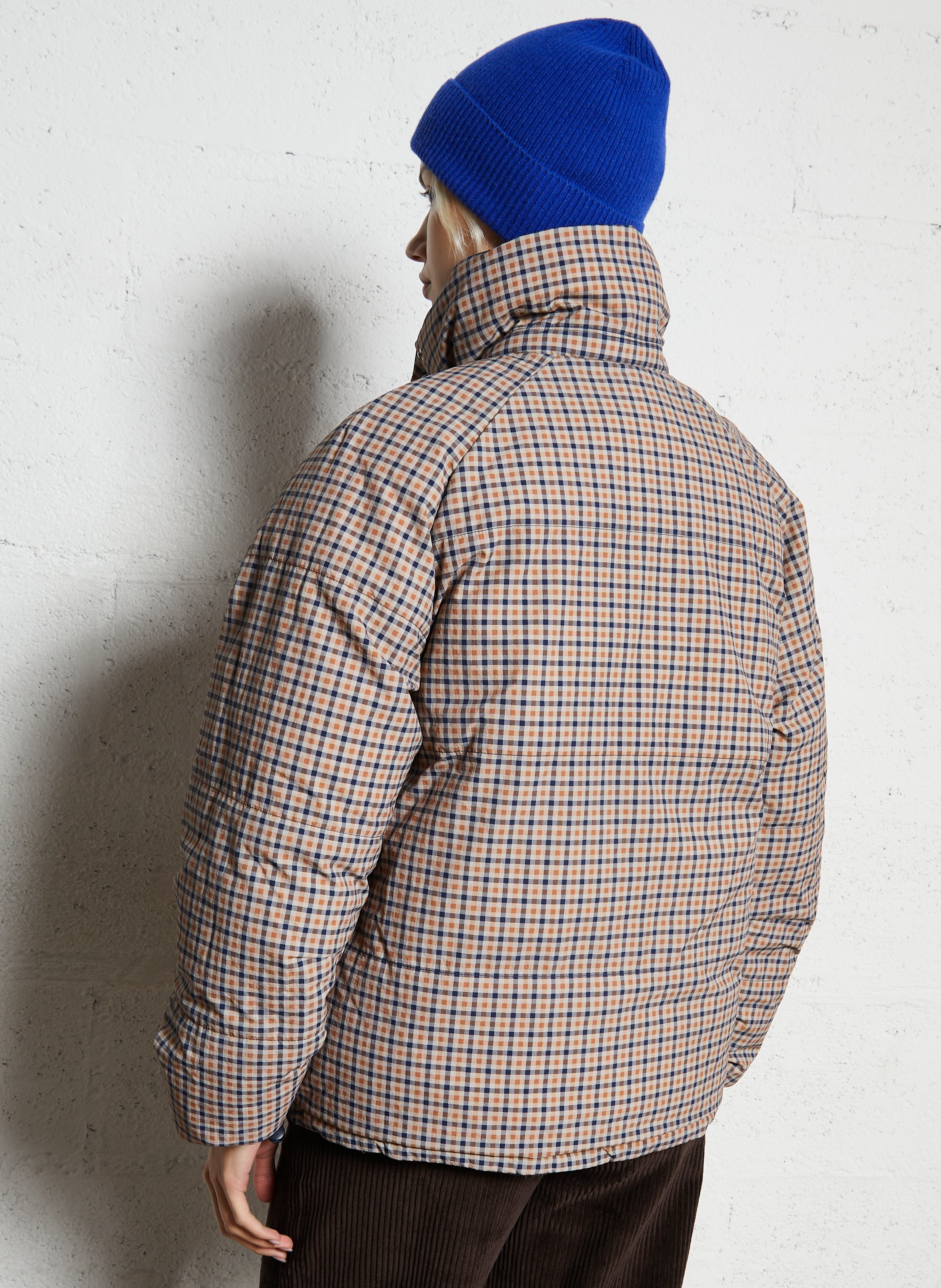 Oversized padded jacket with high neck DAMSON MADDER Blue