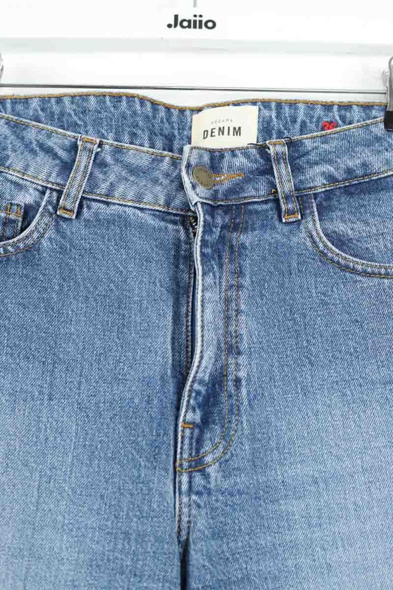 - Straight-leg jeans
- 5 pockets
- Straight cut
- Faded effect SEZANE - Seconde main Blue