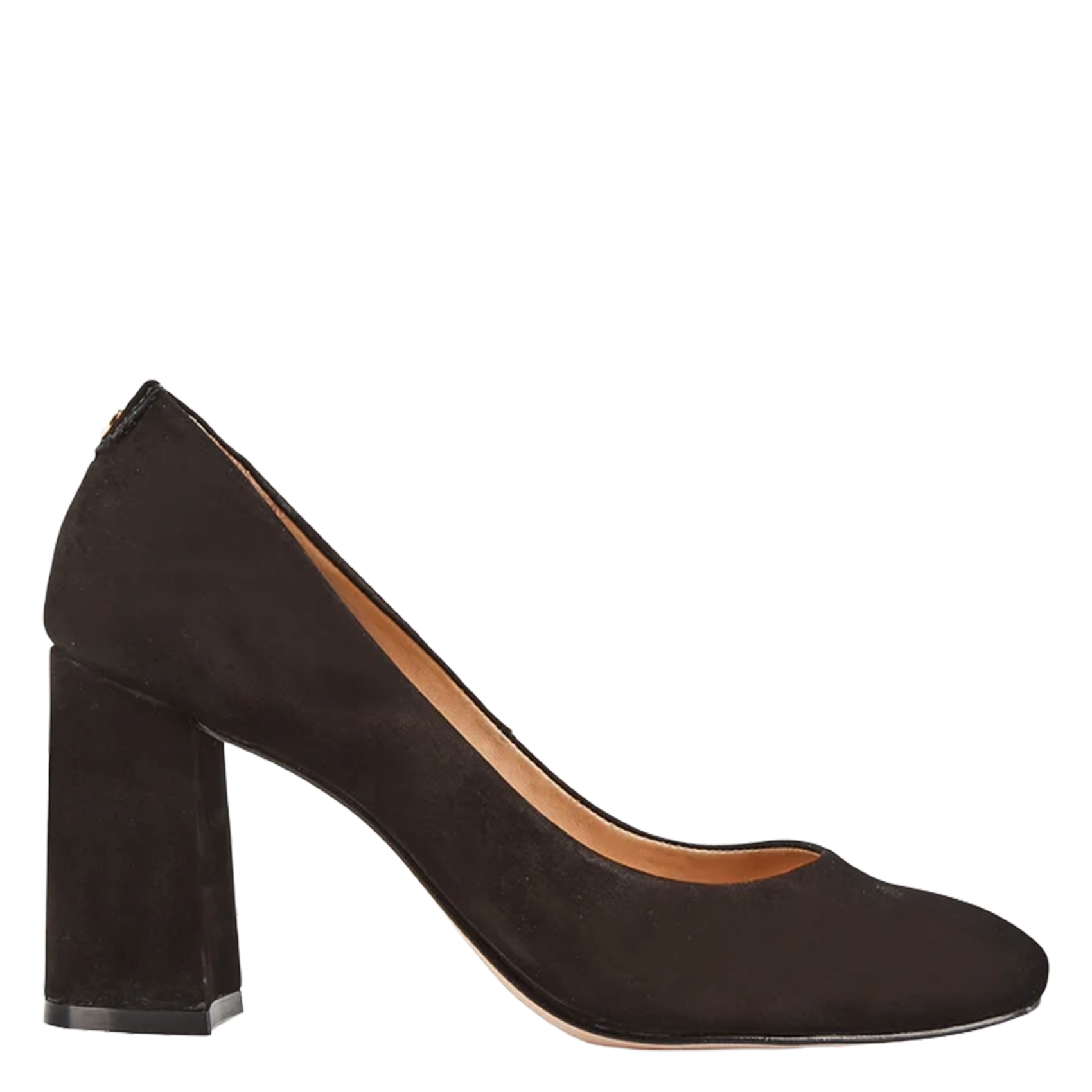 Leather pumps with square heels COSMOPARIS Black