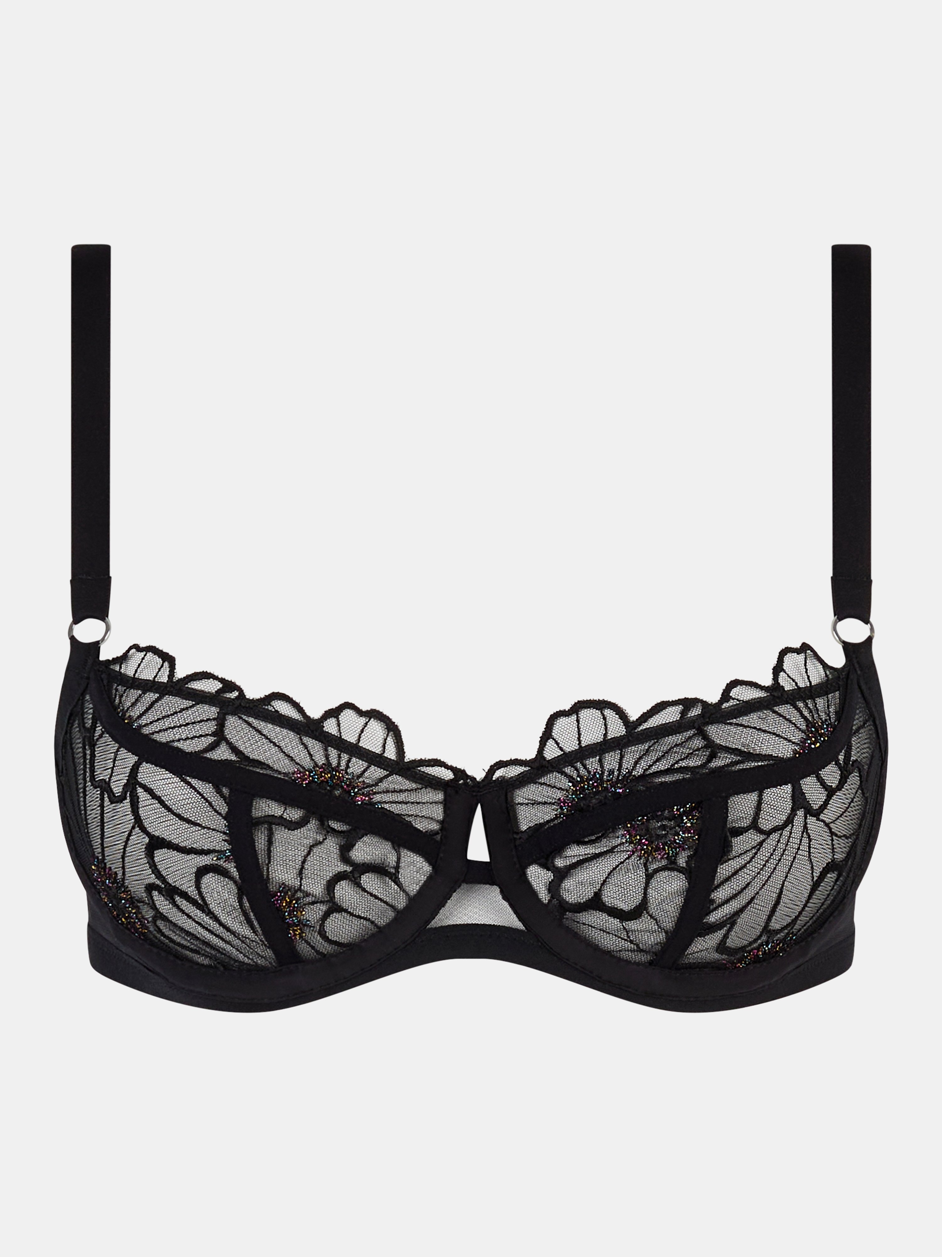 Balconette bra with embroidery CHANTELLE PULP Multicolored