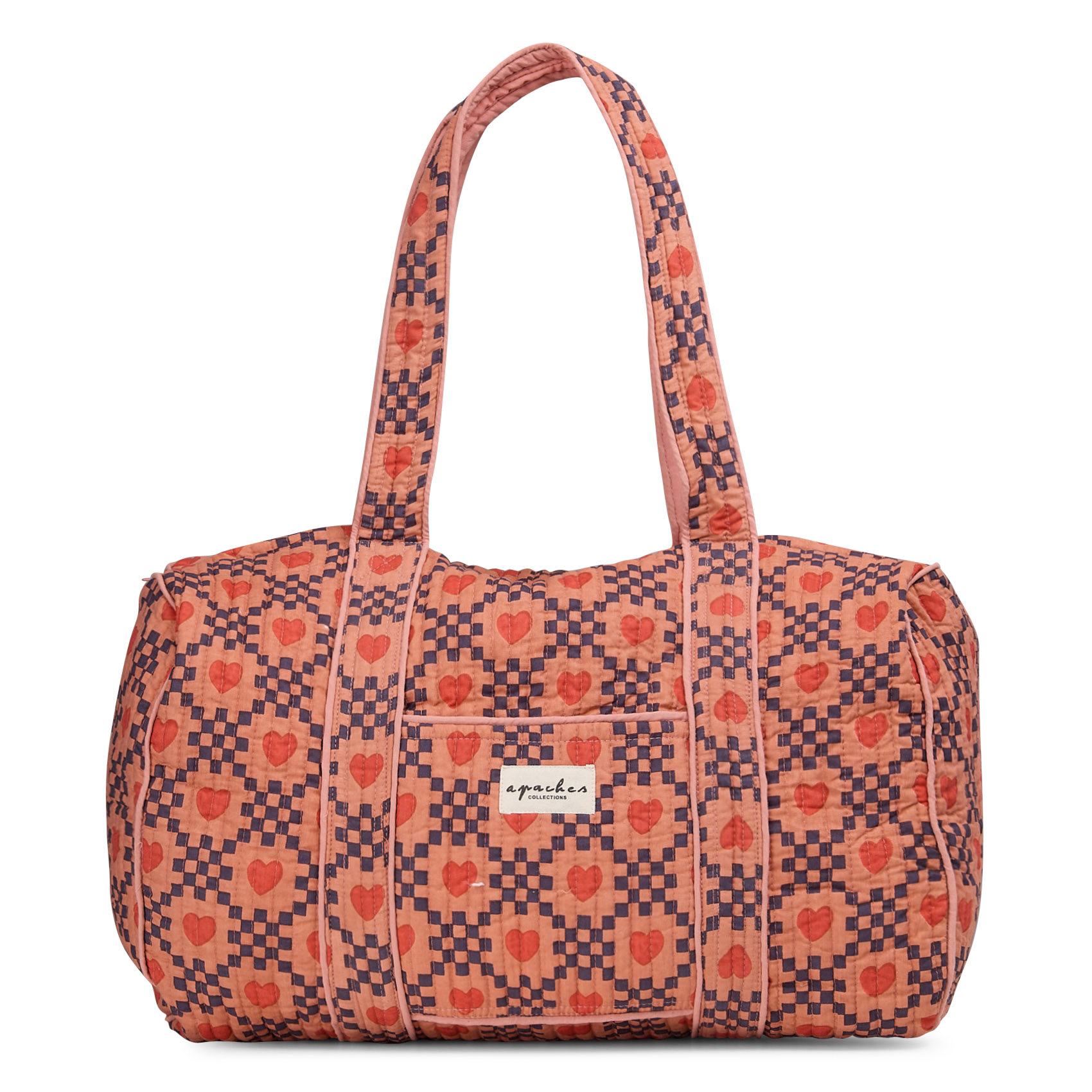 Printed cotton bag APACHES COLLECTIONS Orange