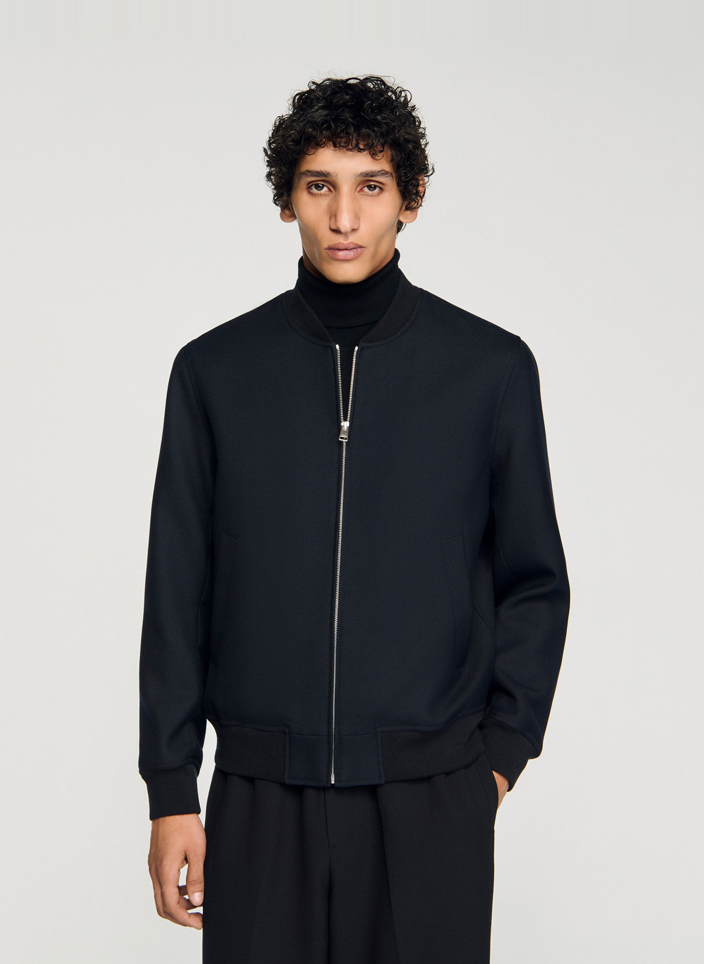 Blouson col teddy SANDRO