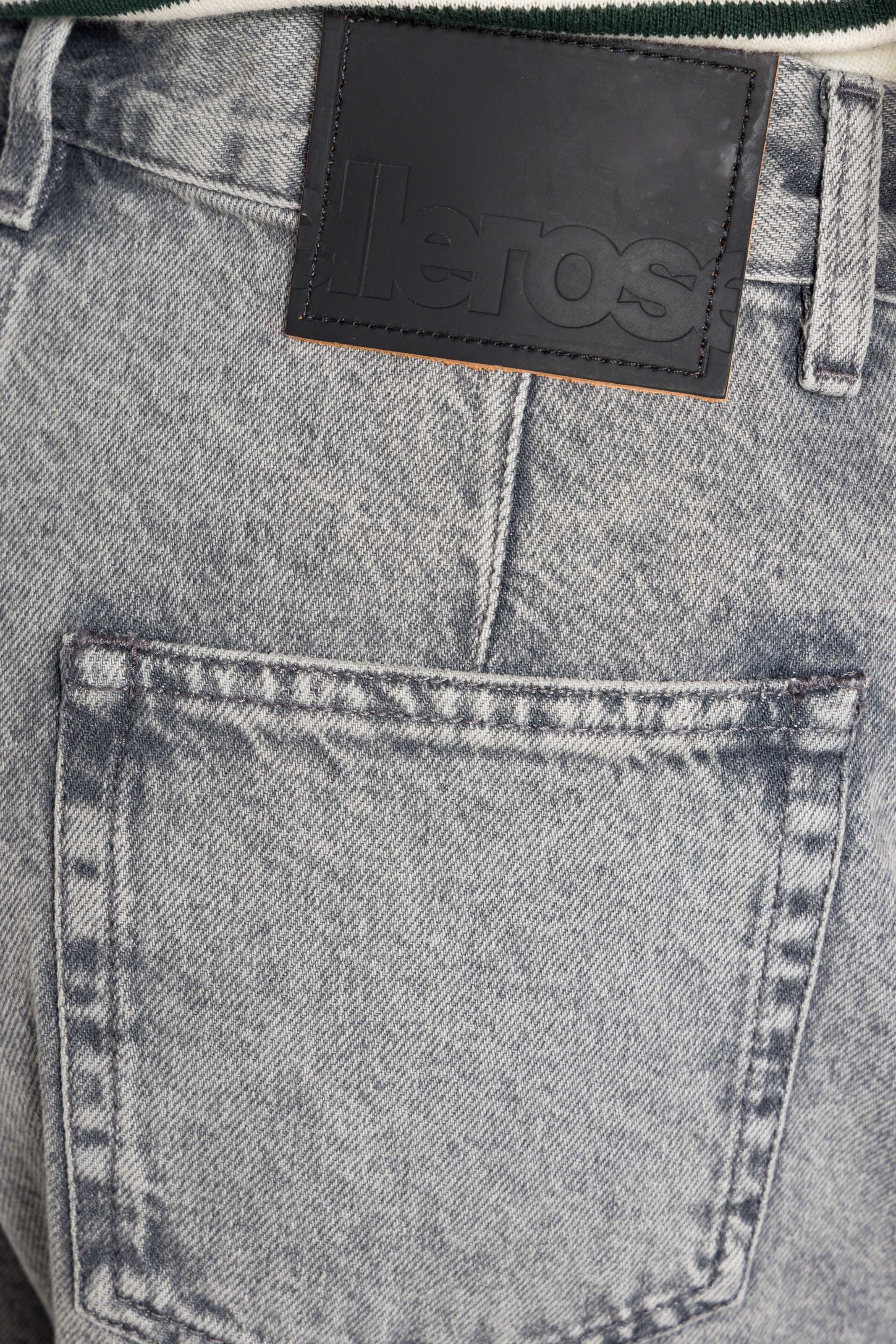 Farbige Straight Cut Jeans mit 5 Taschen BELLEROSE Grau