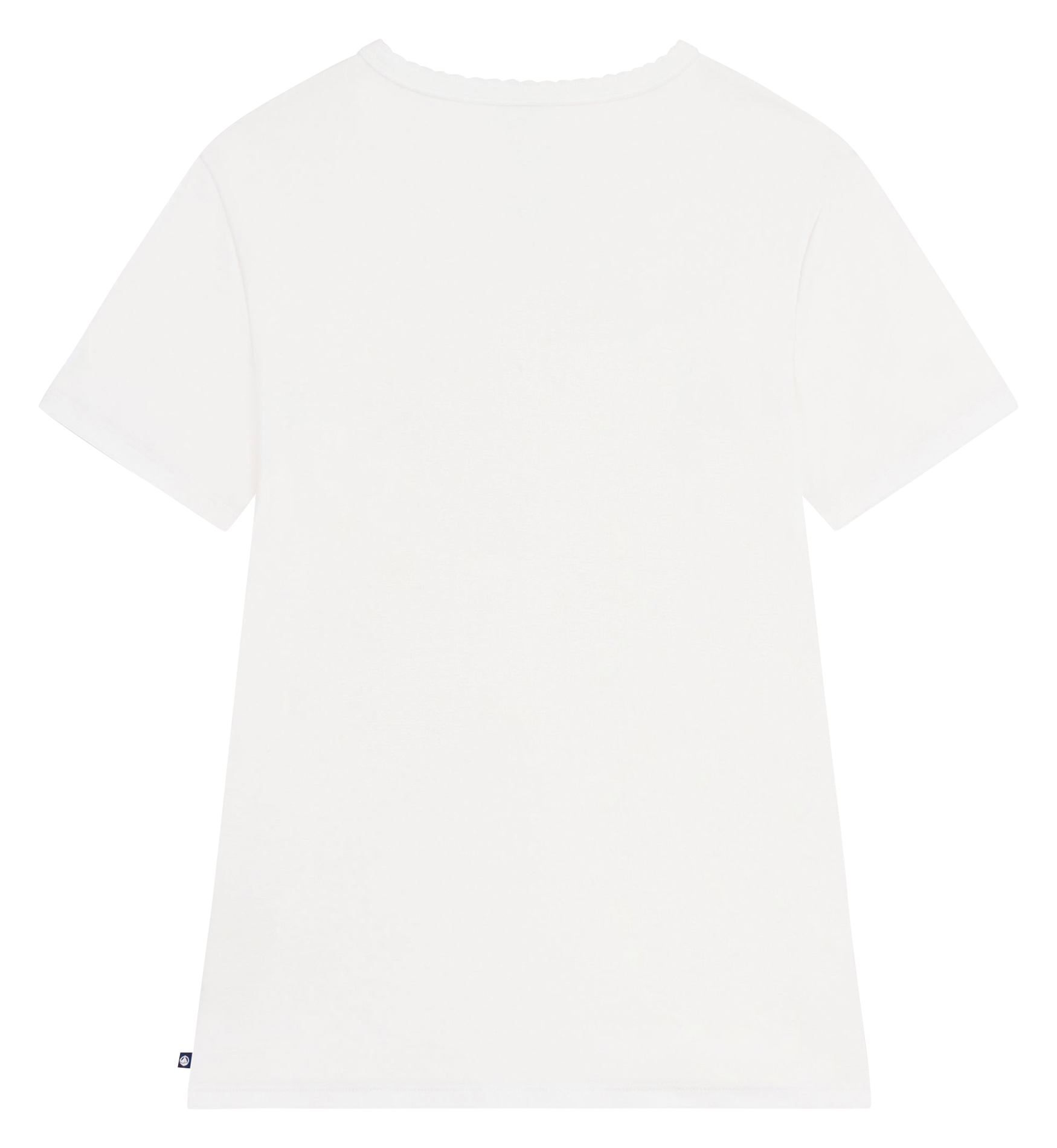 Straight-fit, katoenen T-shirt met print PETIT BATEAU Wit