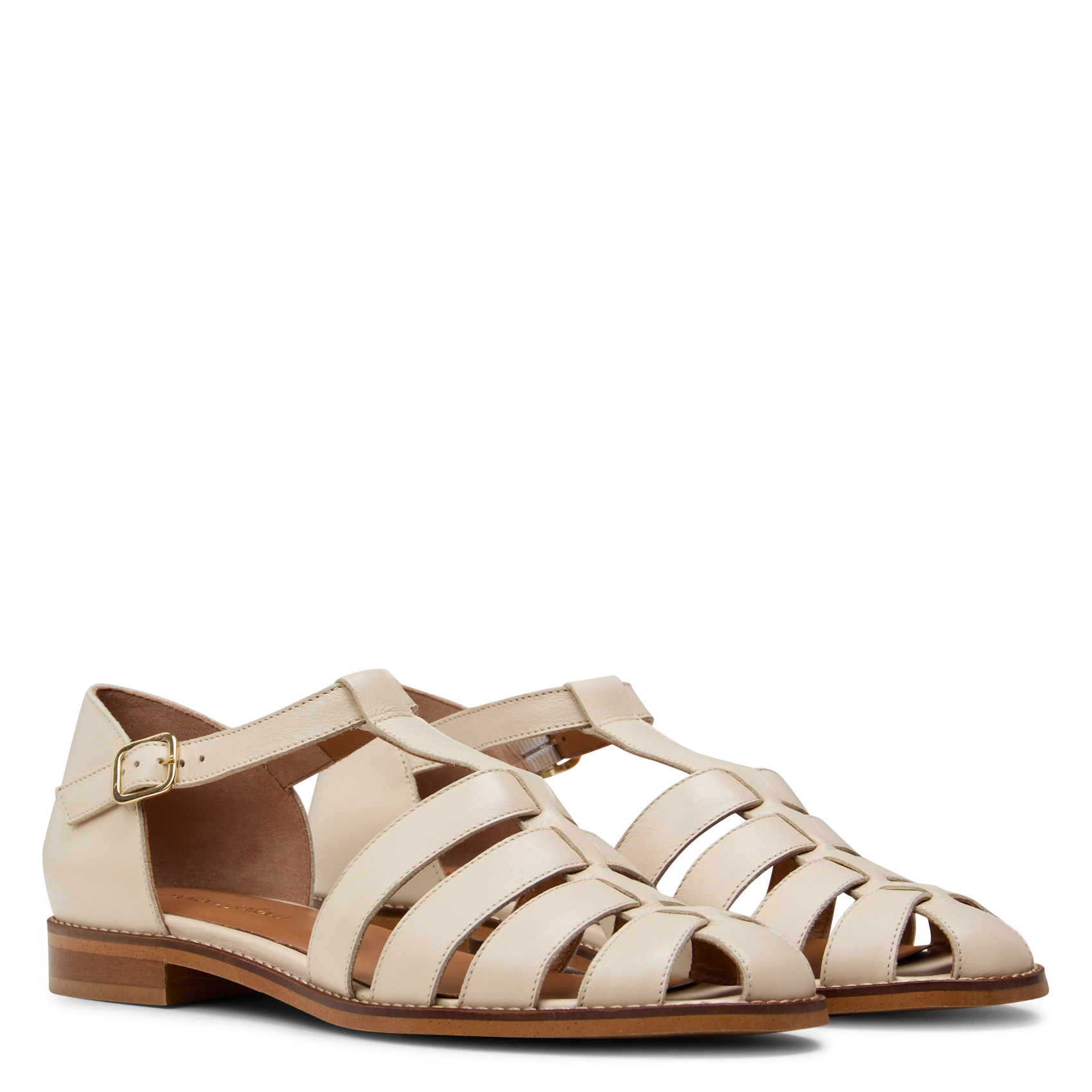 Velvet leather jellyfish MELLOW YELLOW Beige