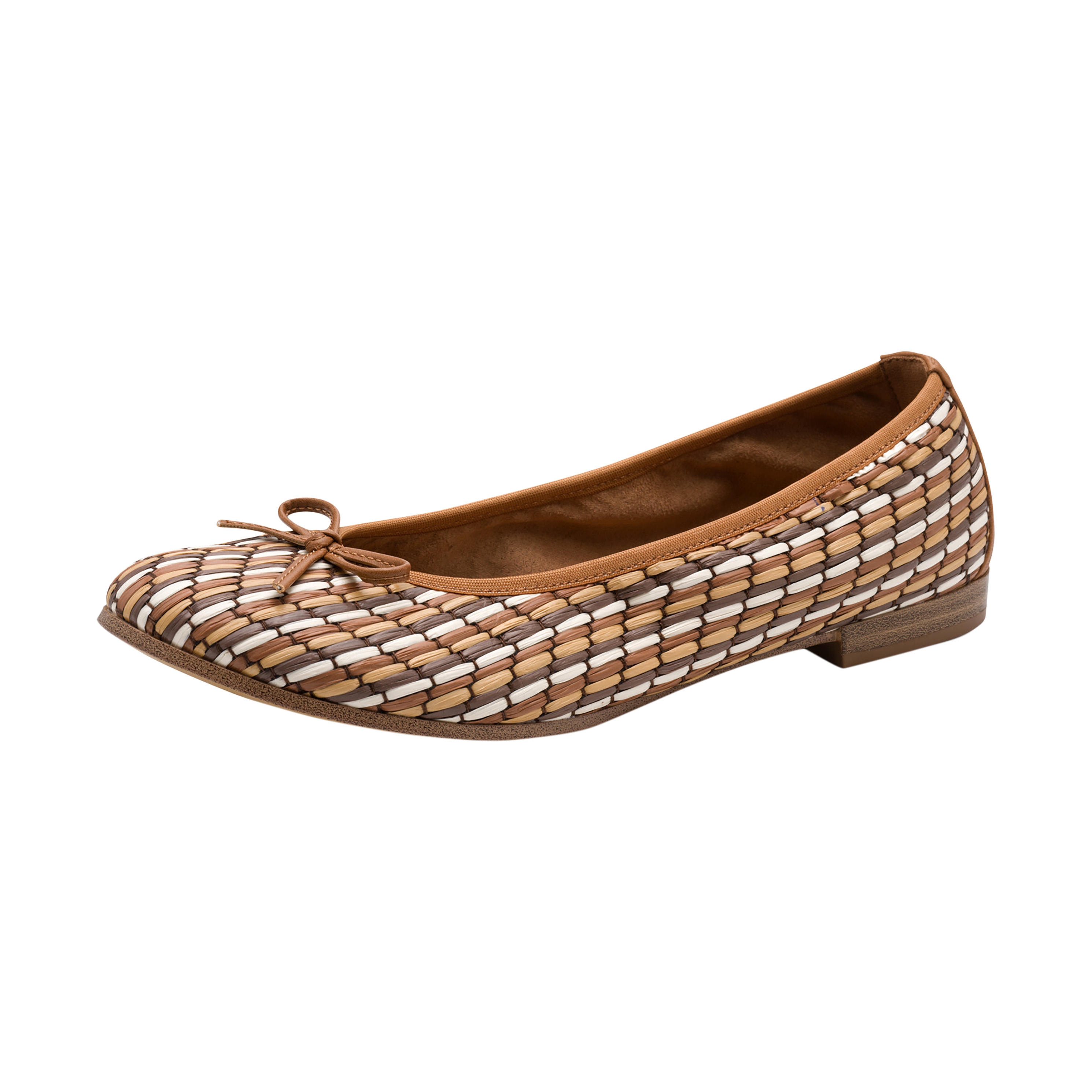 Slip-on ballet flats TAMARIS Brown