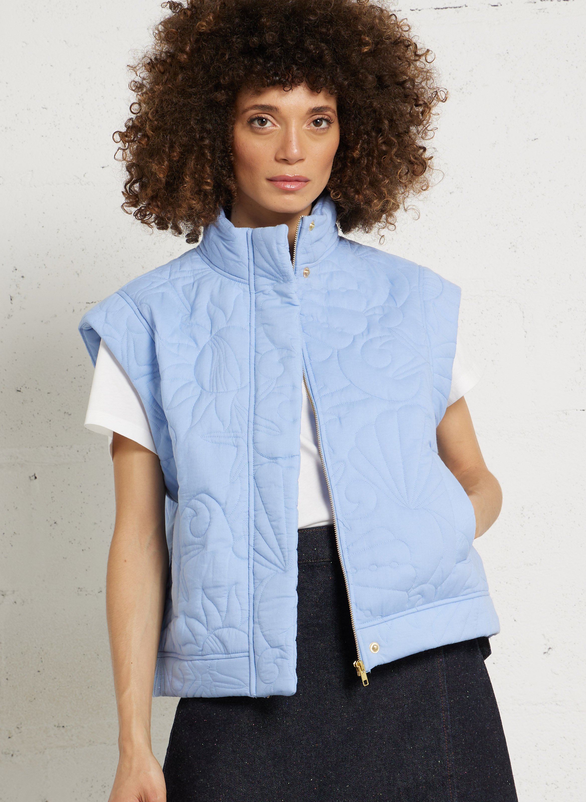 Gepolsterte gerade Baumwolljacke LA PETITE ETOILE