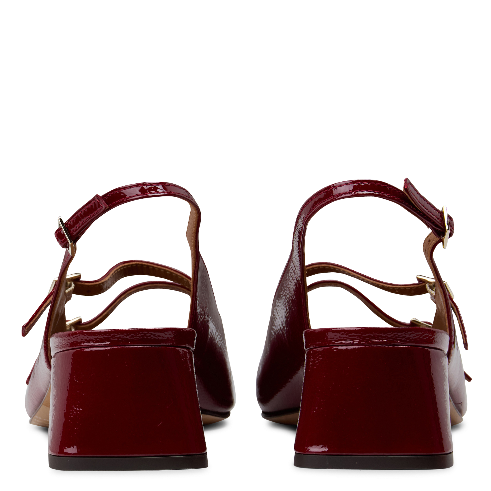 Babies slingback with patent leather straps BOBBIES Red
