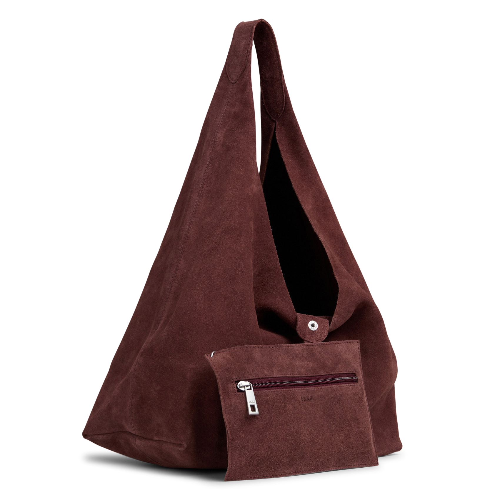 Cabas en cuir IKKS Marron