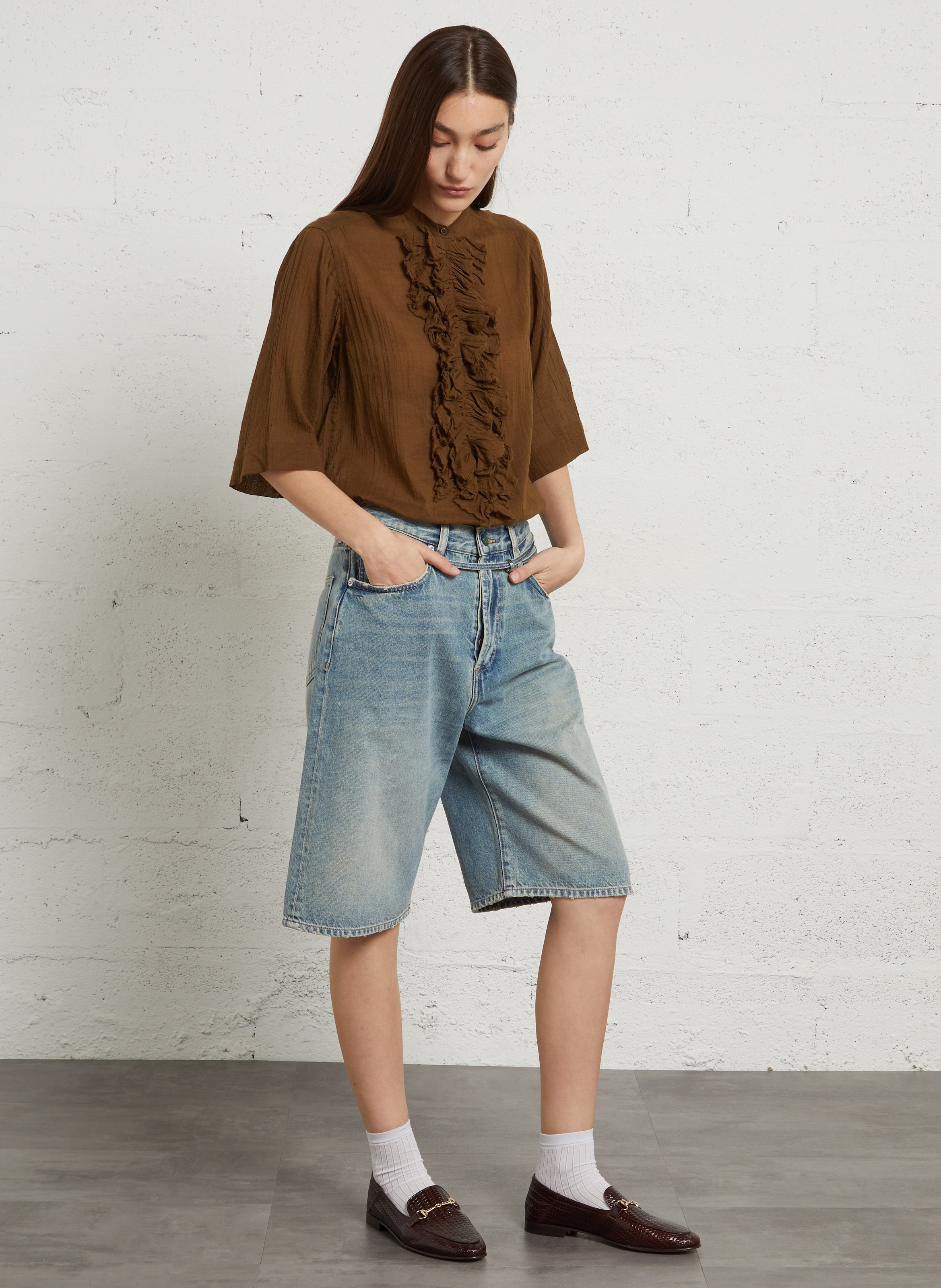 Mocassins en cuir BOBBIES Marron