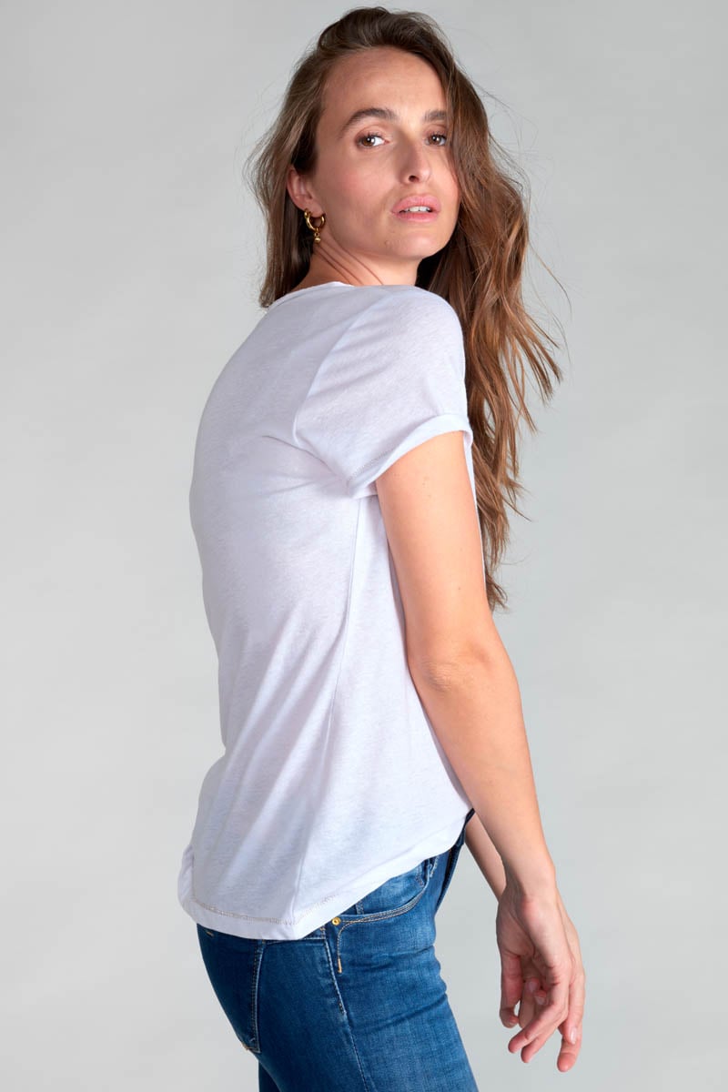 Tommy Badge T-shirt LE TEMPS DES CERISES White