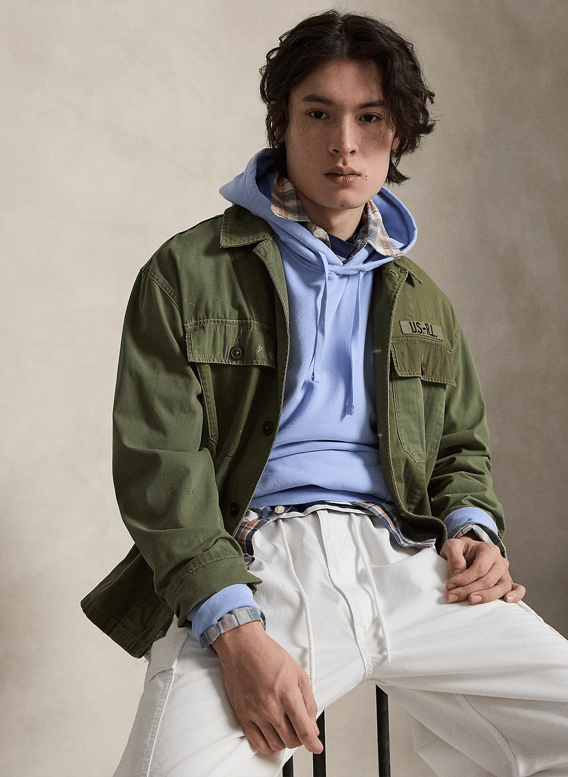 Sweat à capuche en coton | Bleu POLO RALPH LAUREN Homme