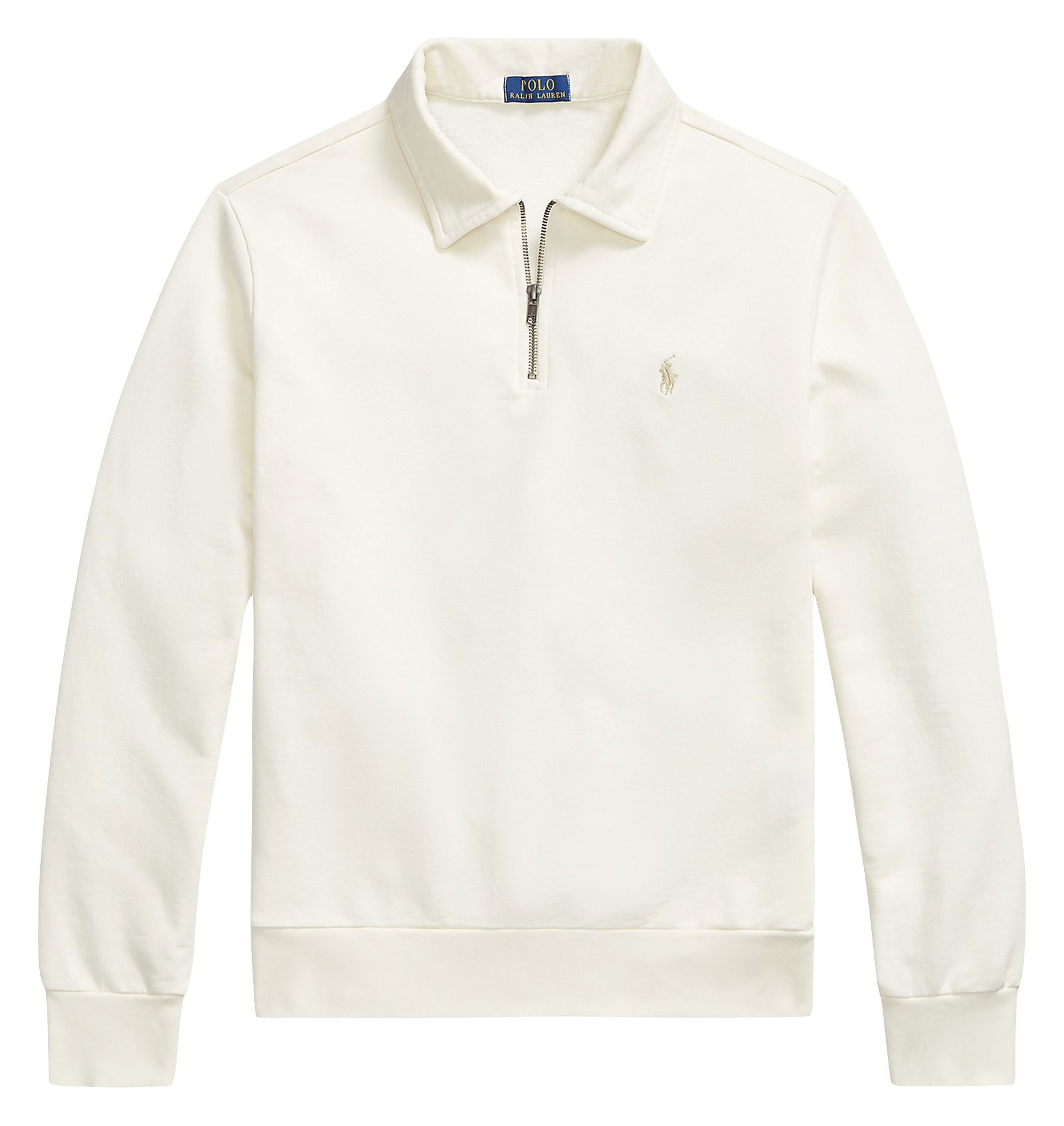Straight fit classic collar cotton shirt POLO RALPH LAUREN Beige