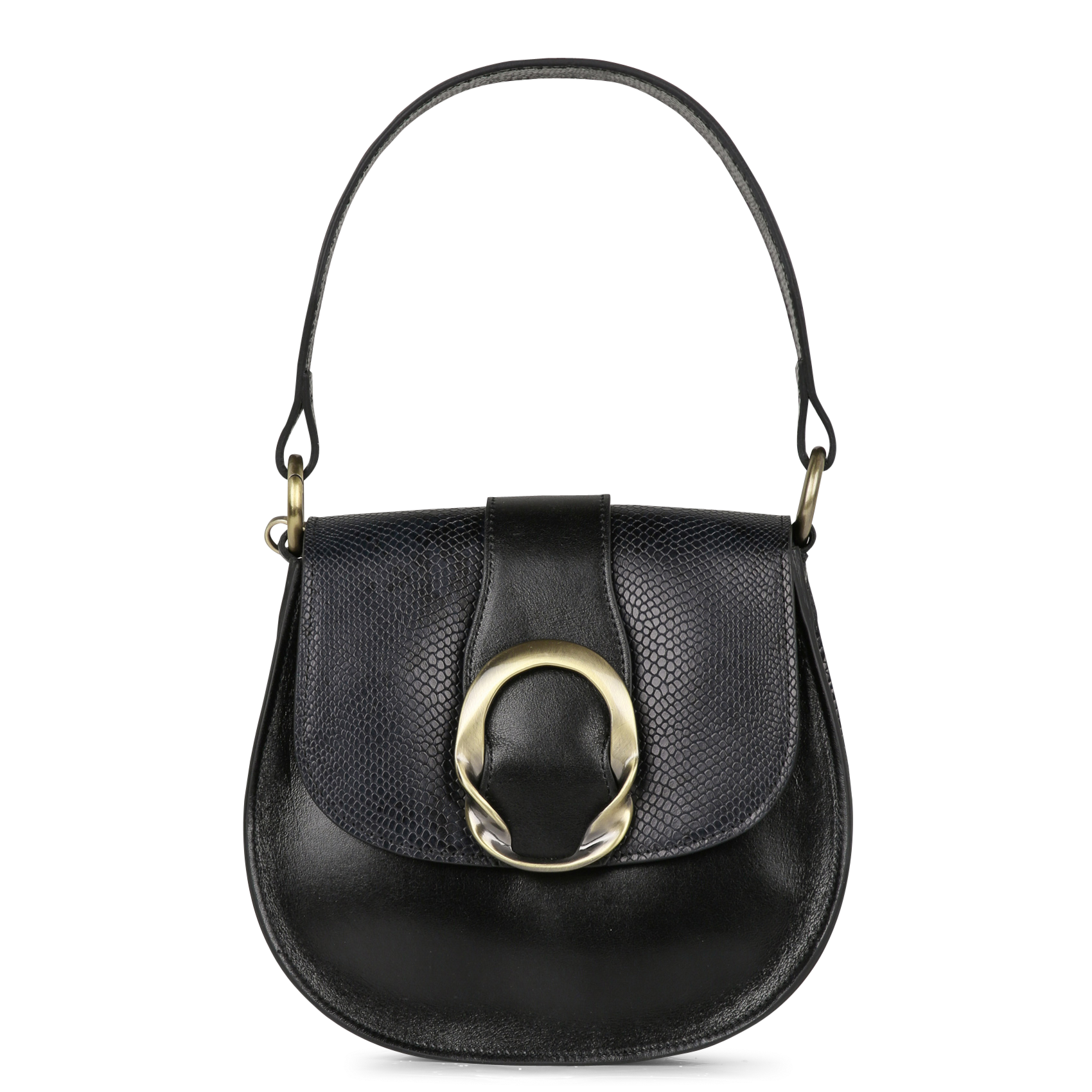 Leather shoulder bag MAISON 123